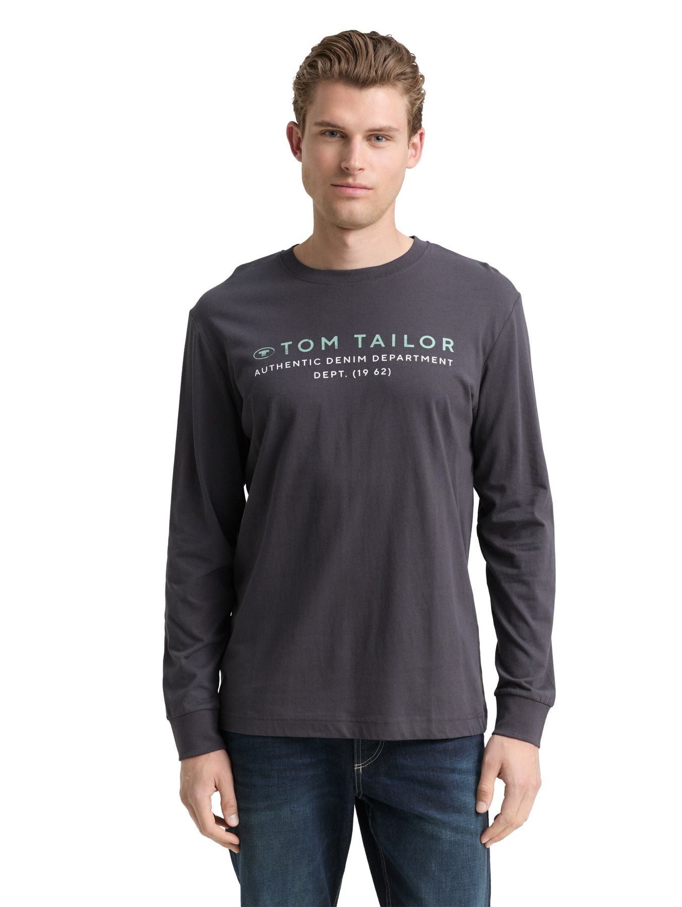 Langarmshirt mit Logo-Print