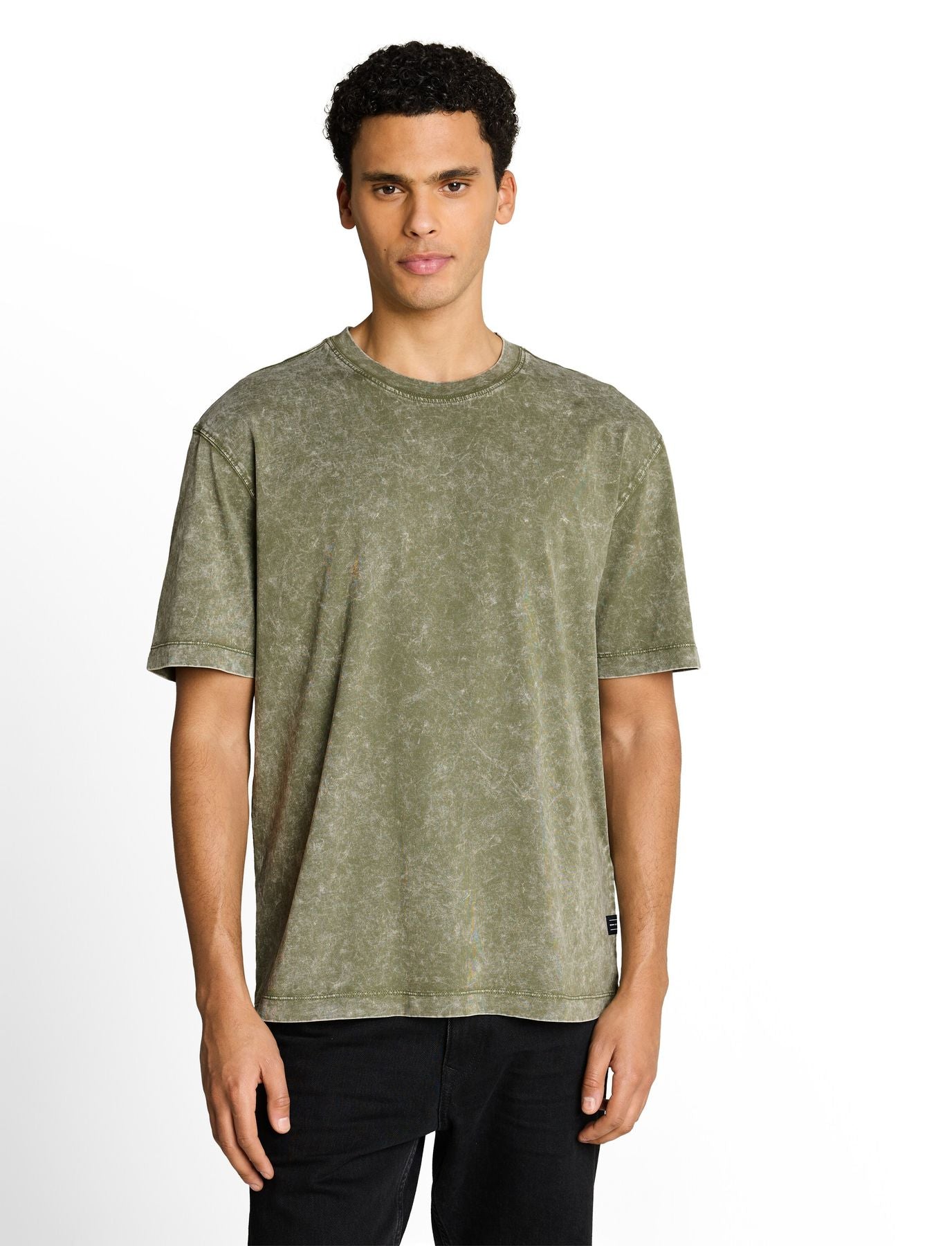 Relaxed Fit T-Shirt mit Washed-Out Effekt
