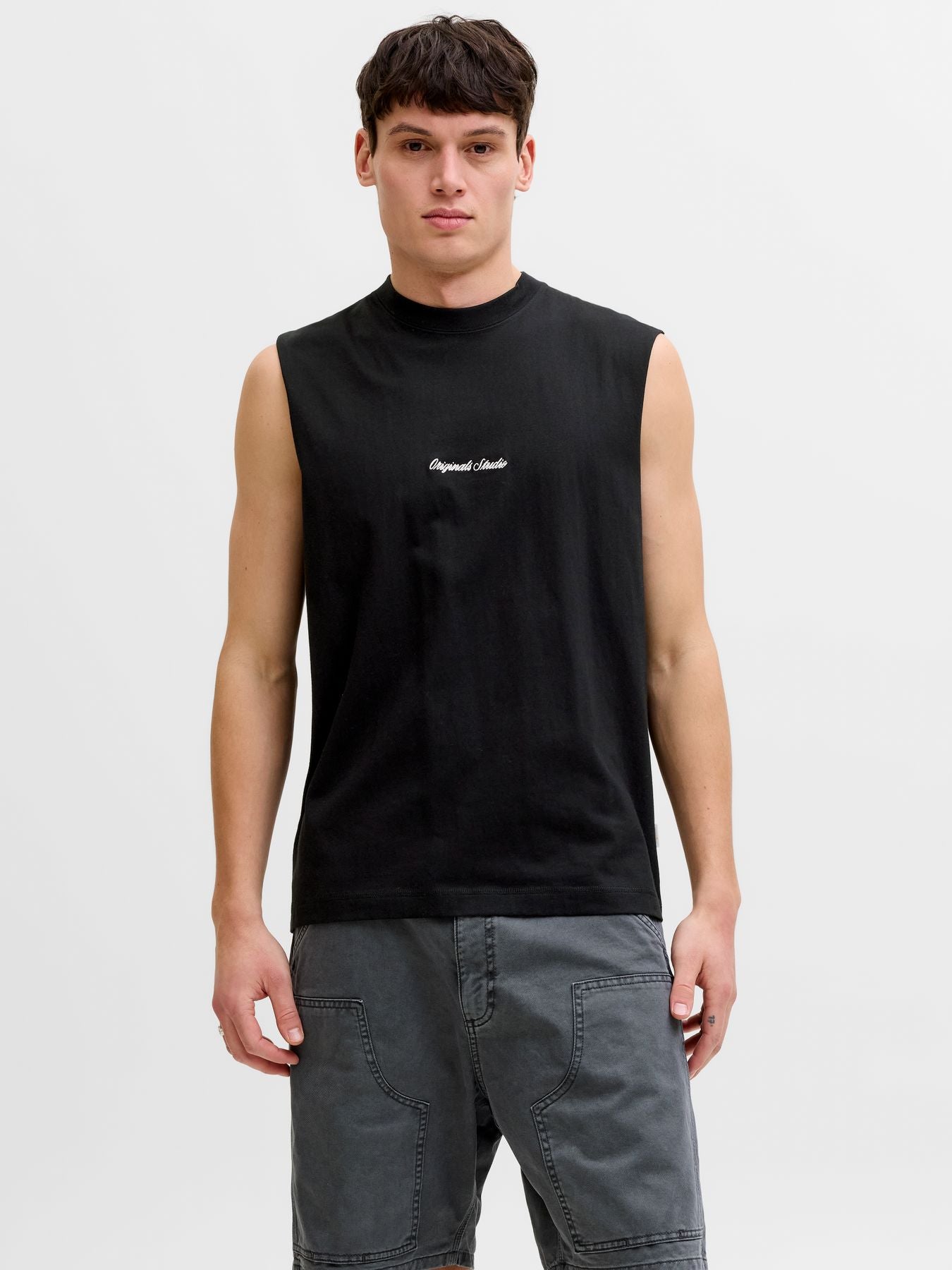 JORNORREBRO EMB TEE SL CREW NECK LN