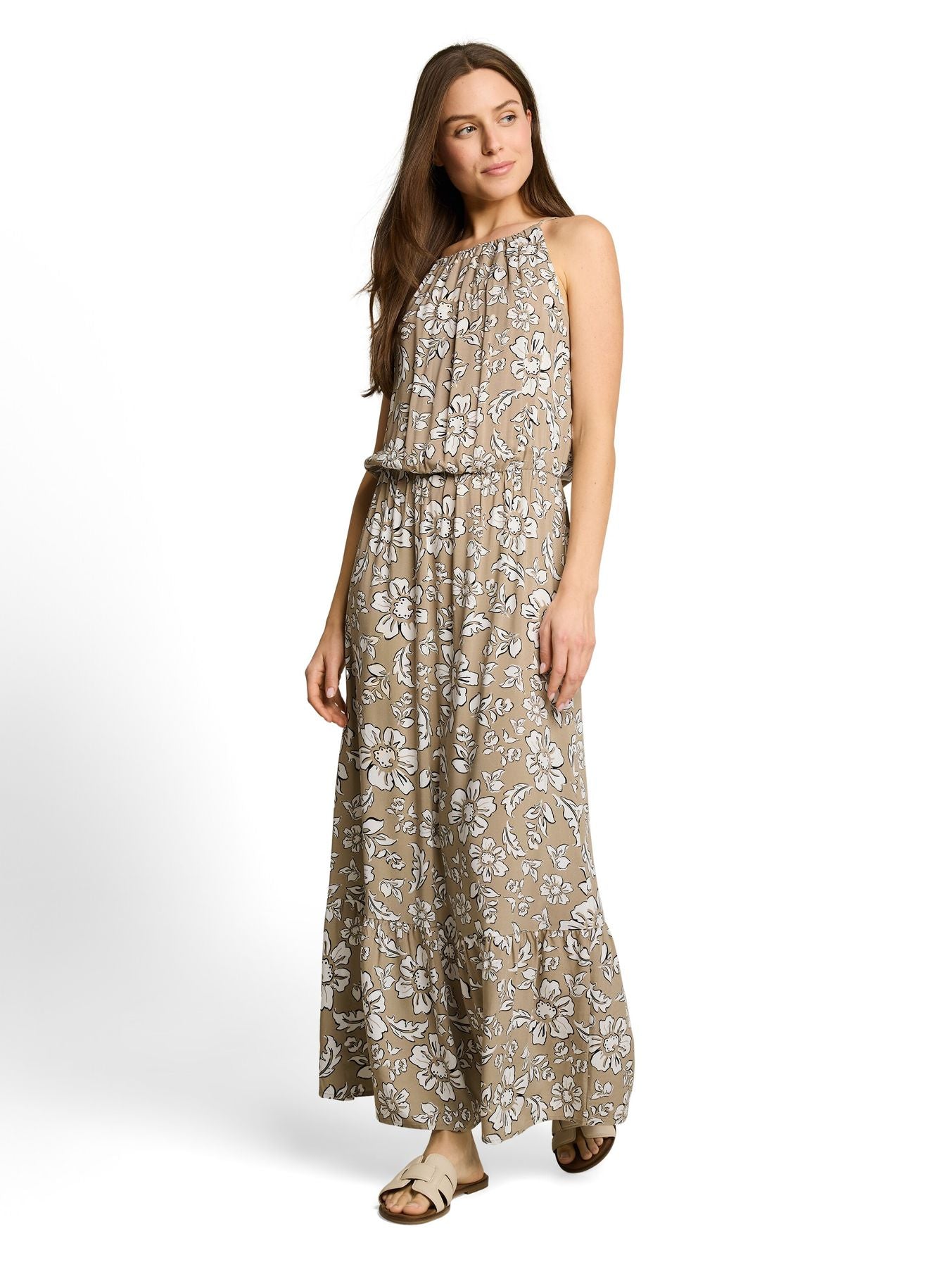 Maxi-Kleid aus Viskose