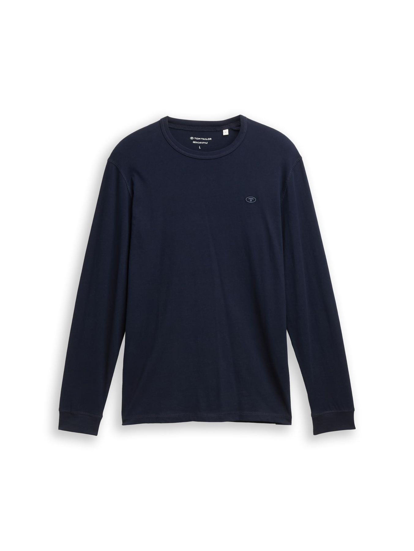 Basic Langarmshirt aus Baumwolle