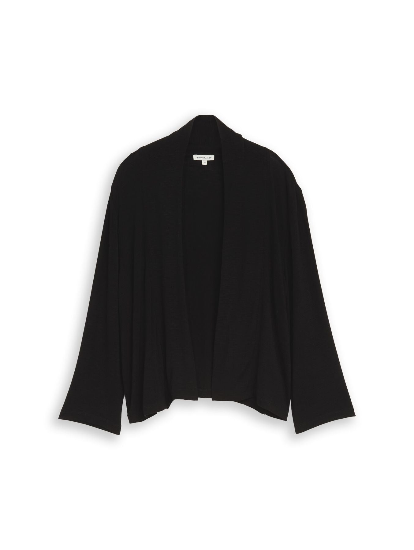 T-Shirt Cardigan mit Schalkragen