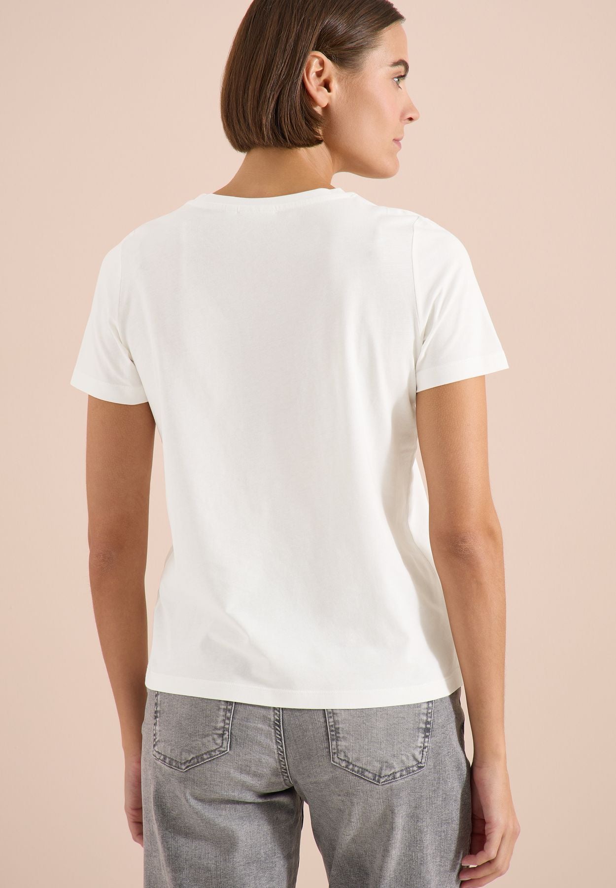 T-Shirt mit Rundhals und Frontprint