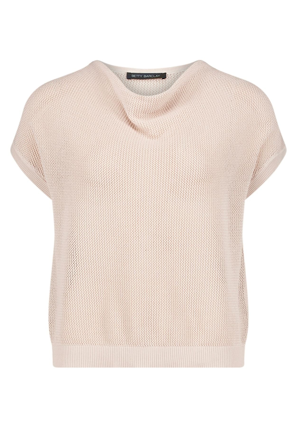 Lochstrick-Pullover