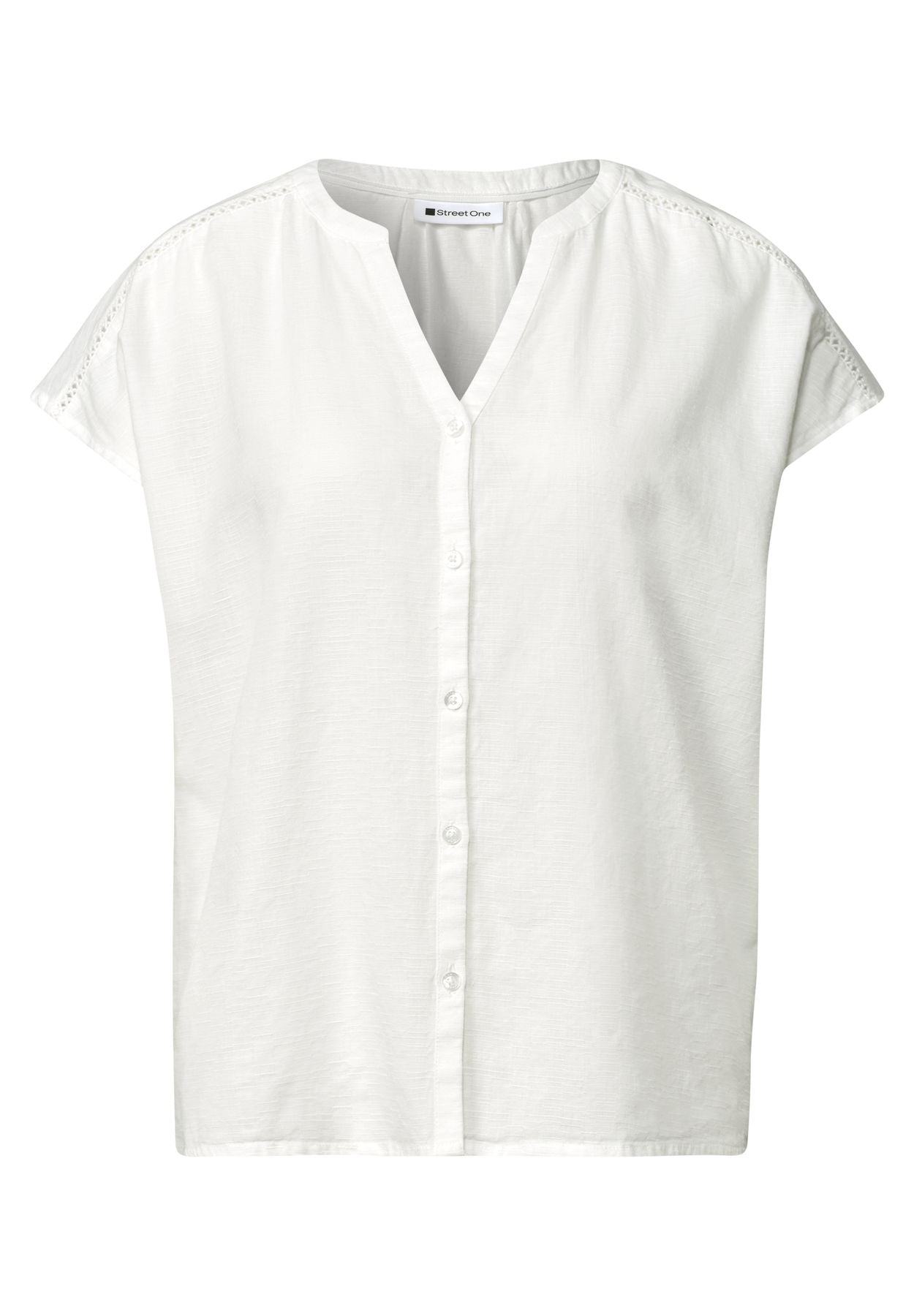 Dropped Shoulder Blusenshirt mit Tape