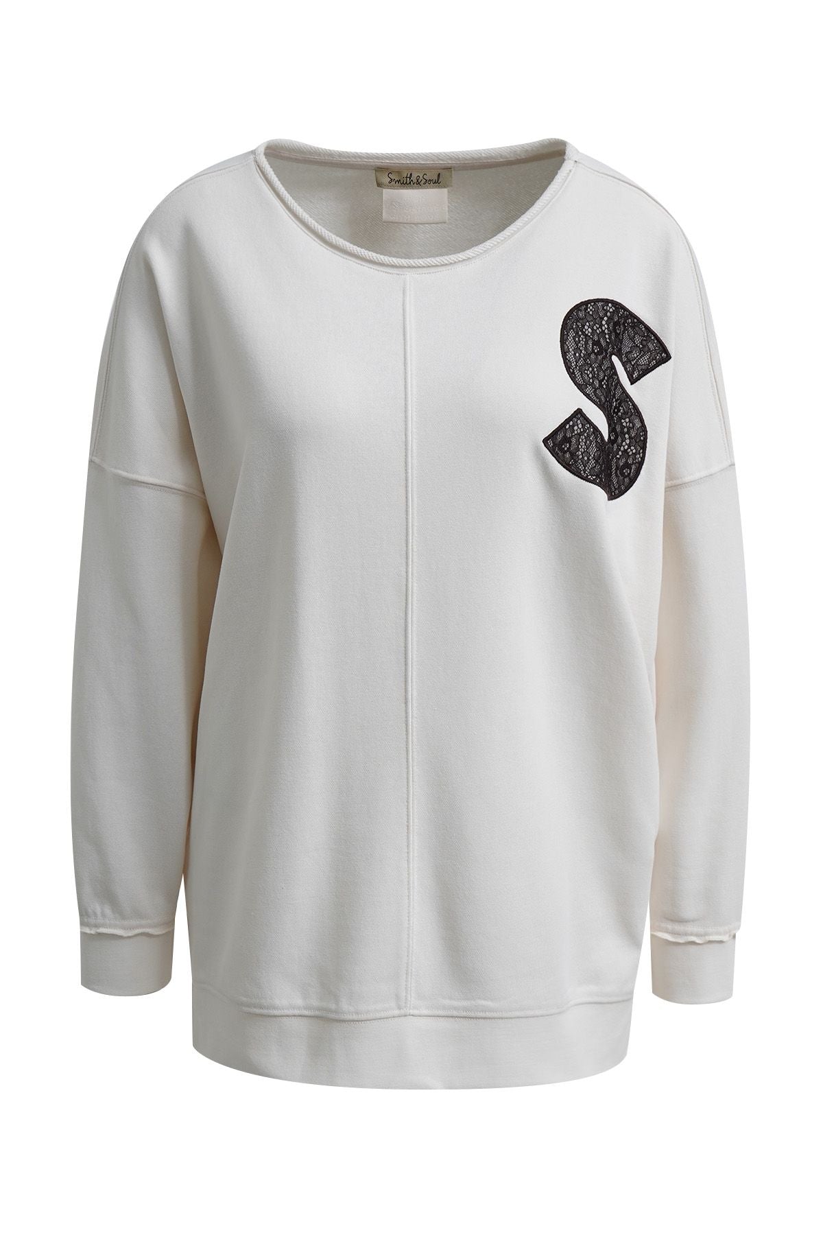 Oversize Sweatshirt Lace Wording