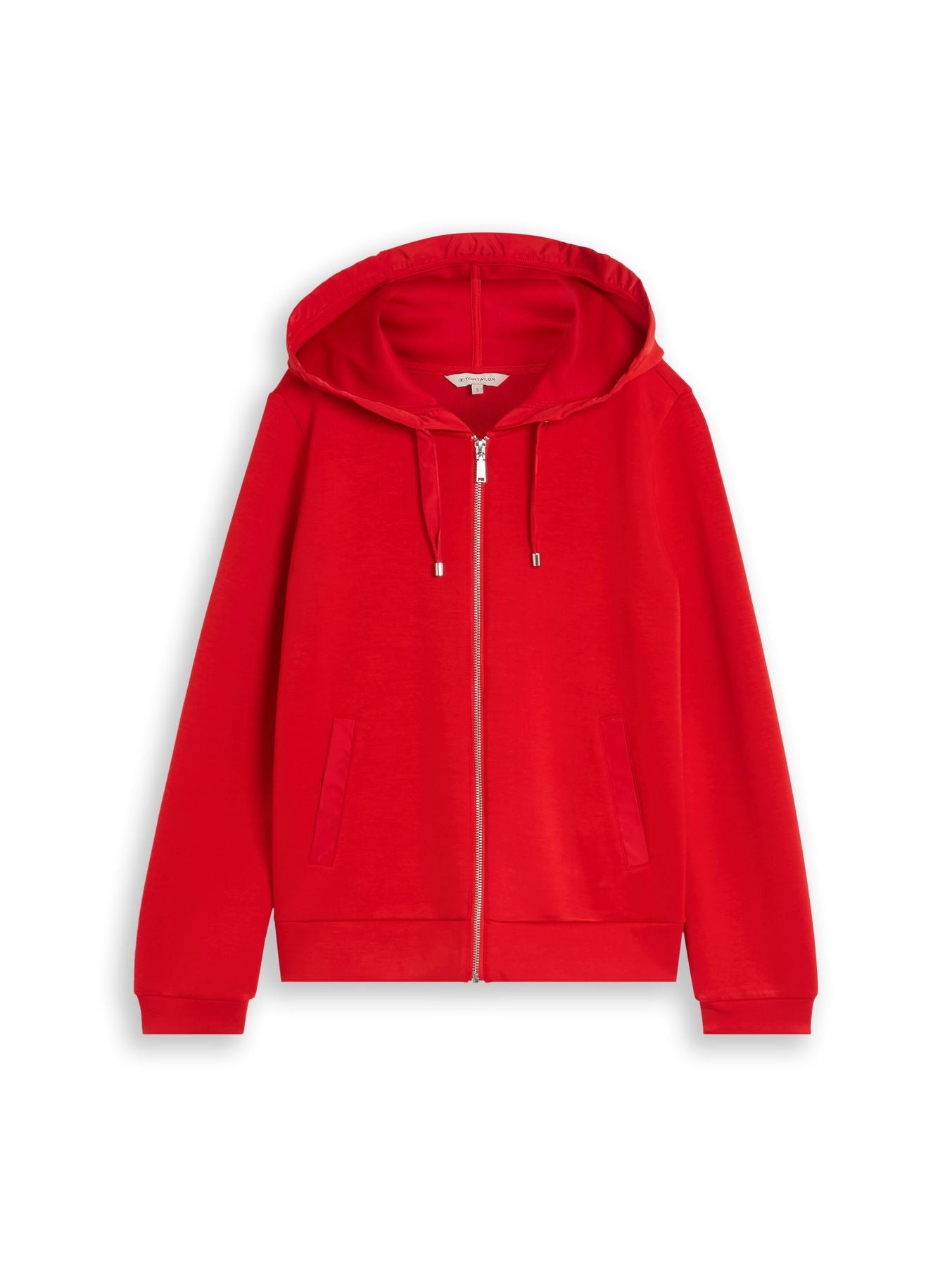 Hoodie Sweatjacke aus Scuba