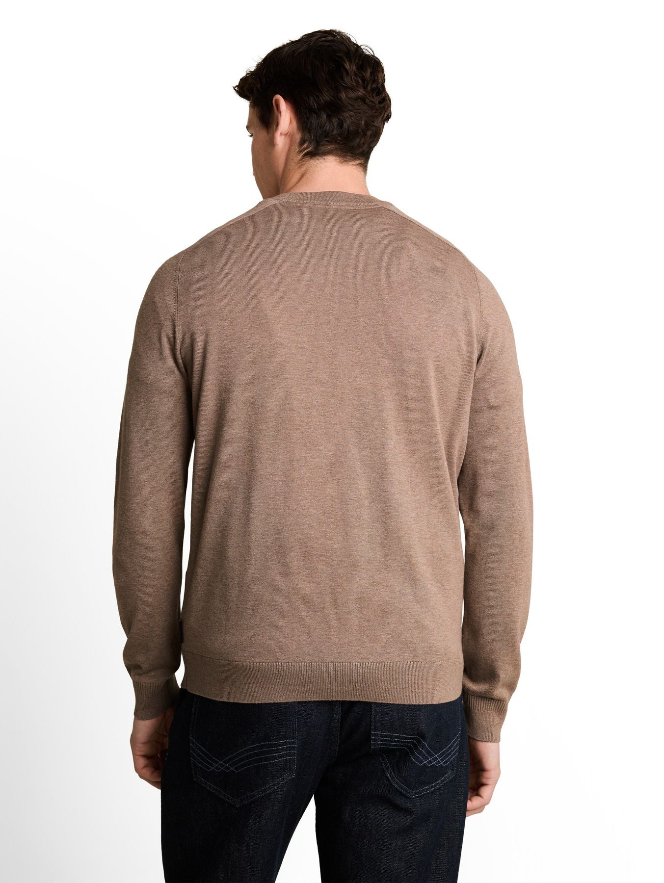 Strickpullover mit Seidenanteil