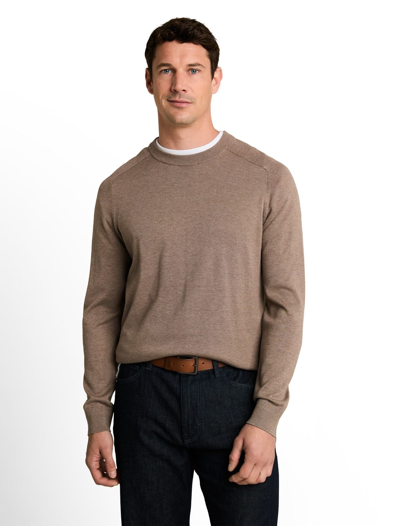 Strickpullover mit Seidenanteil