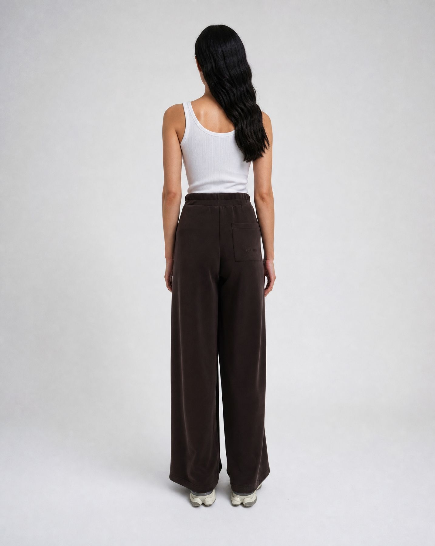Wideleg Jersey Pants