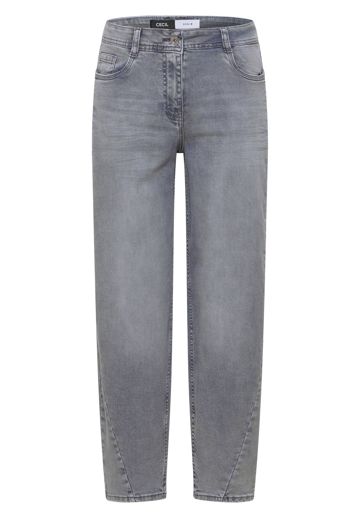 High Waist Barrel Leg Jeans im Loose Fit