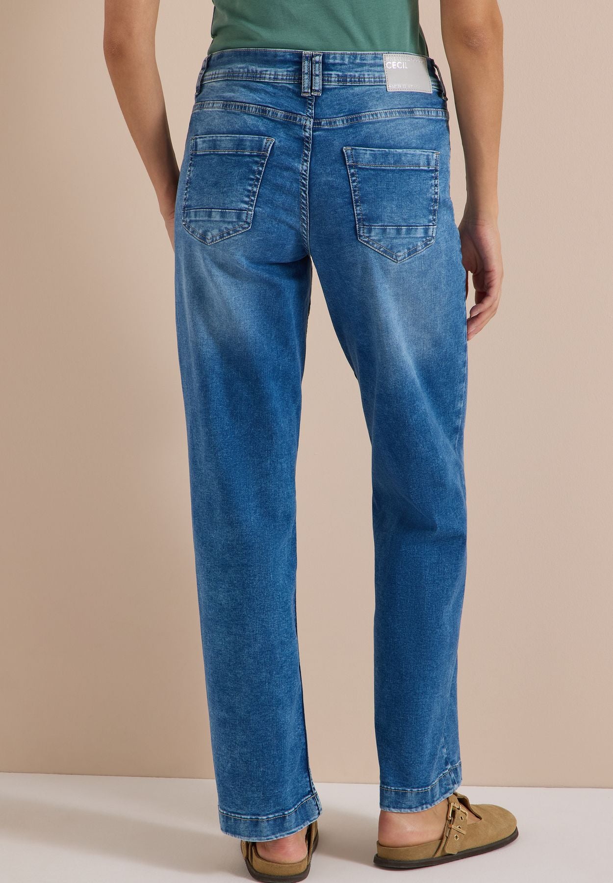 High Waist Wide Leg Jeans im Loose Fit