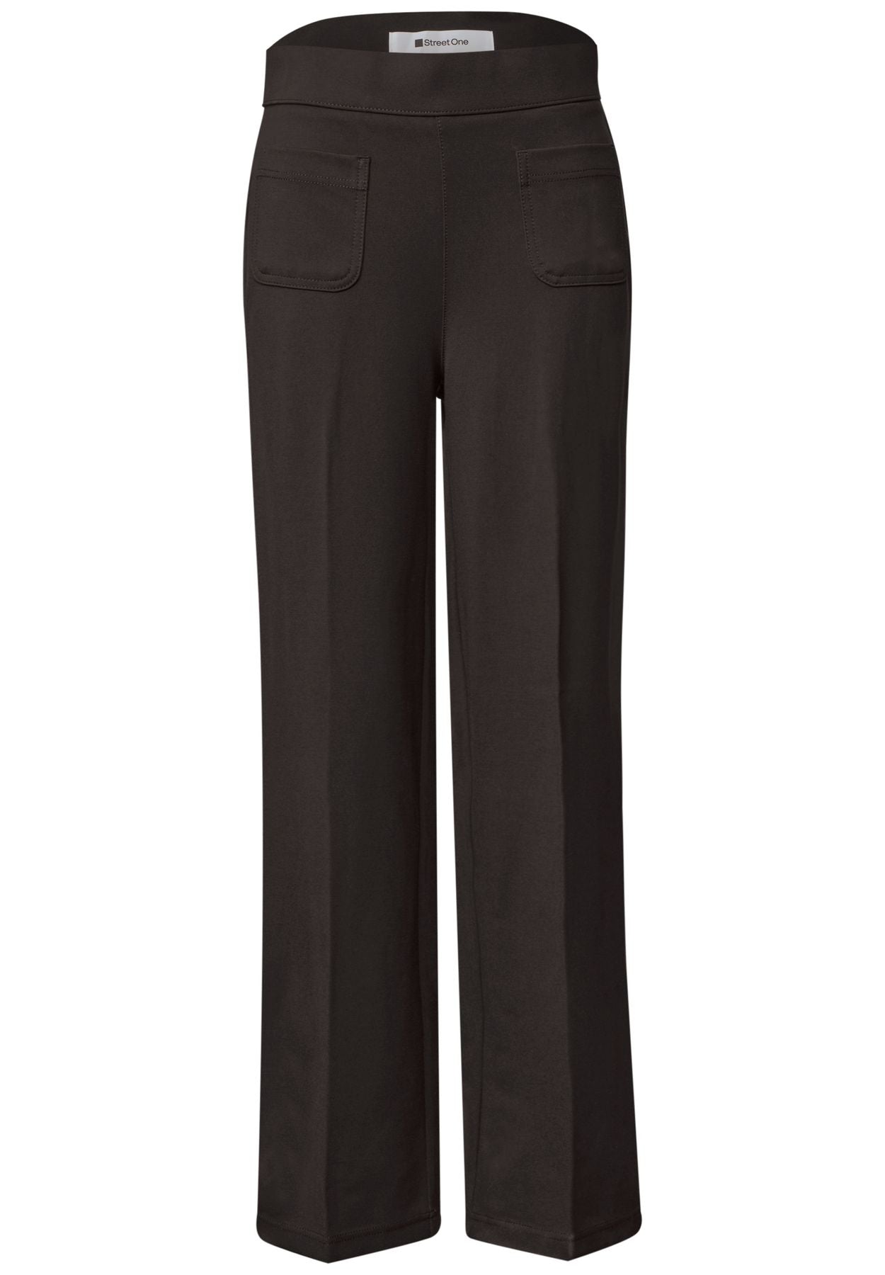 High Waist Straight Leg Hose im Casual Fit