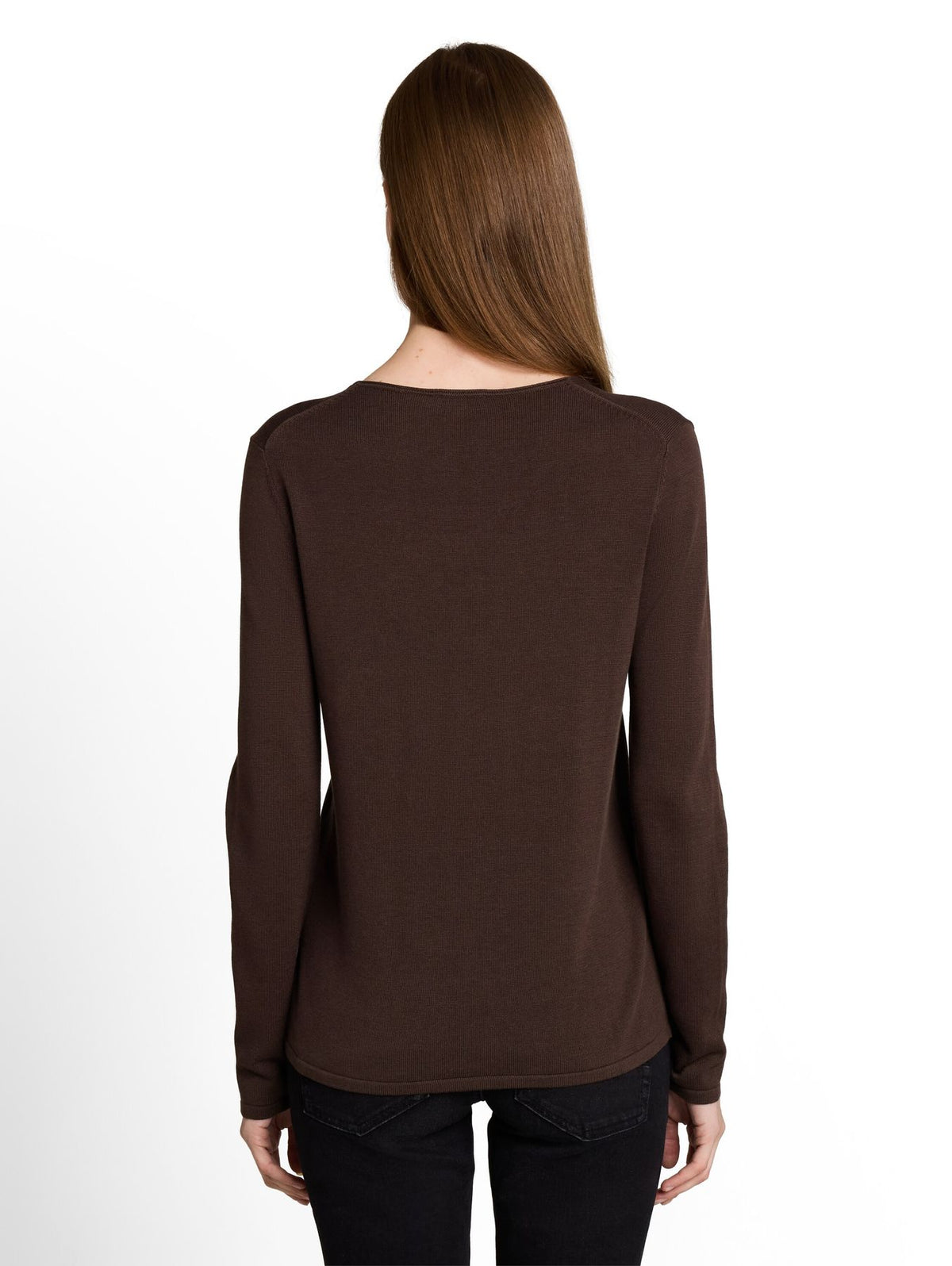 sweater basic v-neck