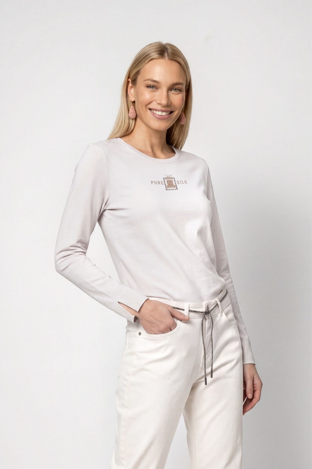 Langarmshirt mit Parfumprint