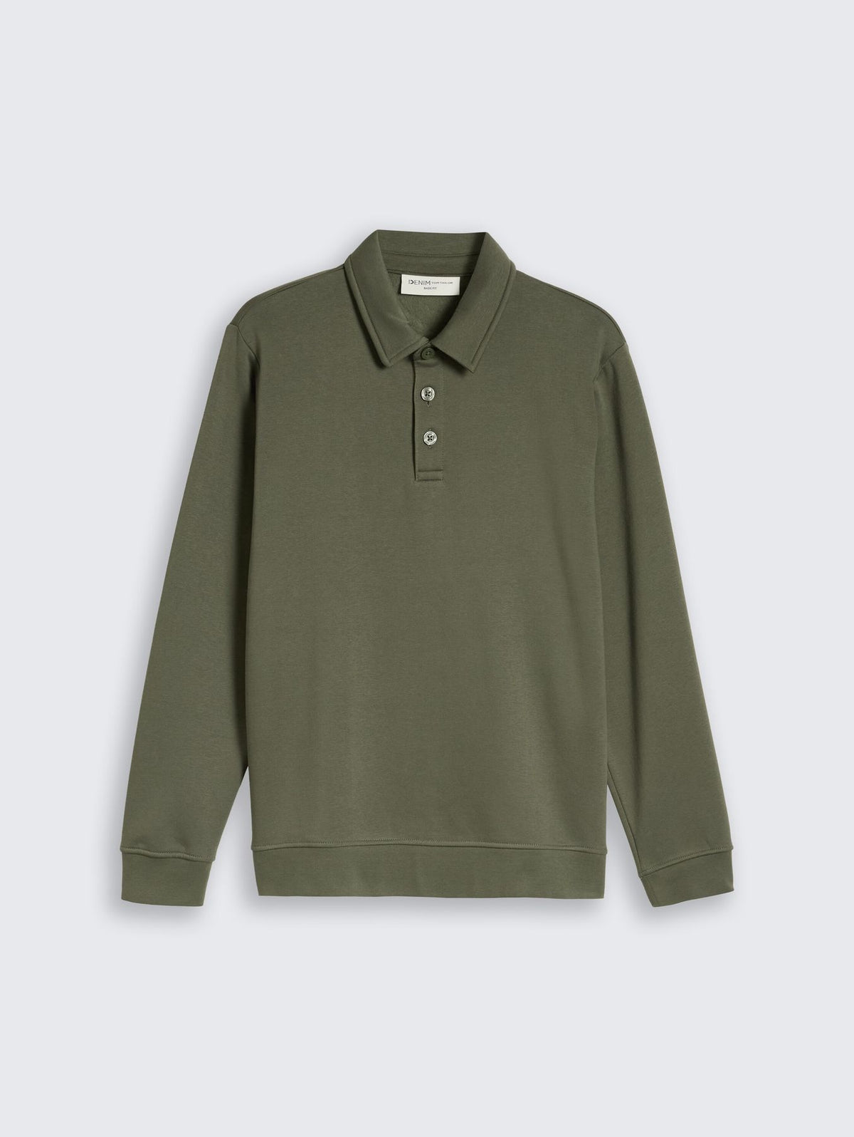 Sweatshirt mit Polokragen