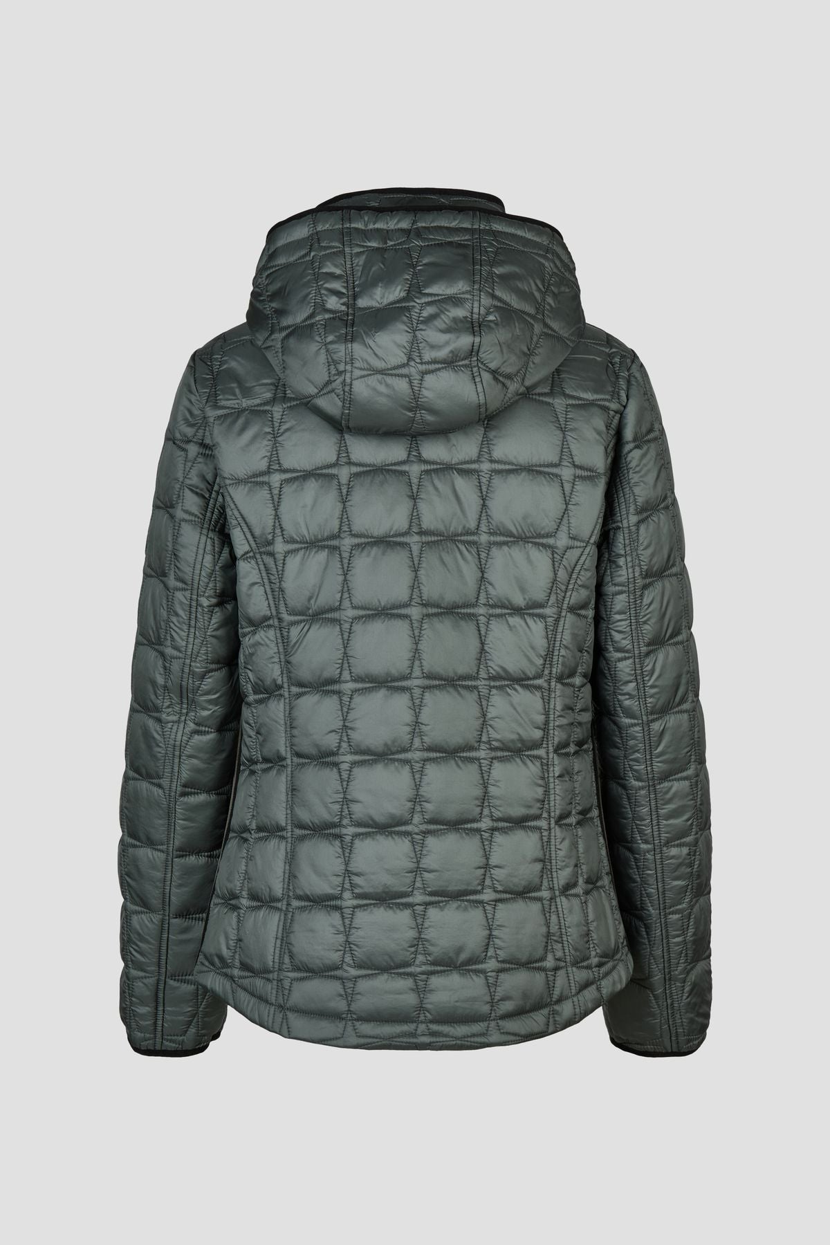 Sandwich-Steppjacke mit Kapuze