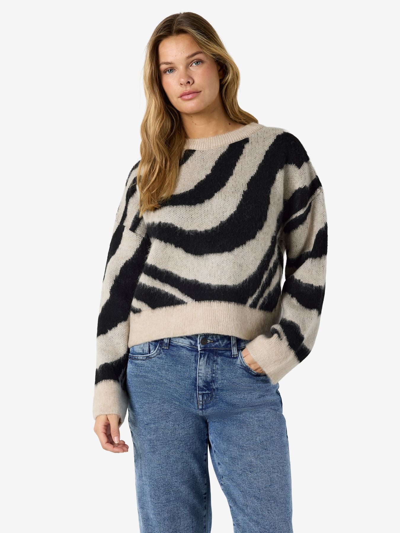 NMSOFF L/S O-NECK KNIT NOOS