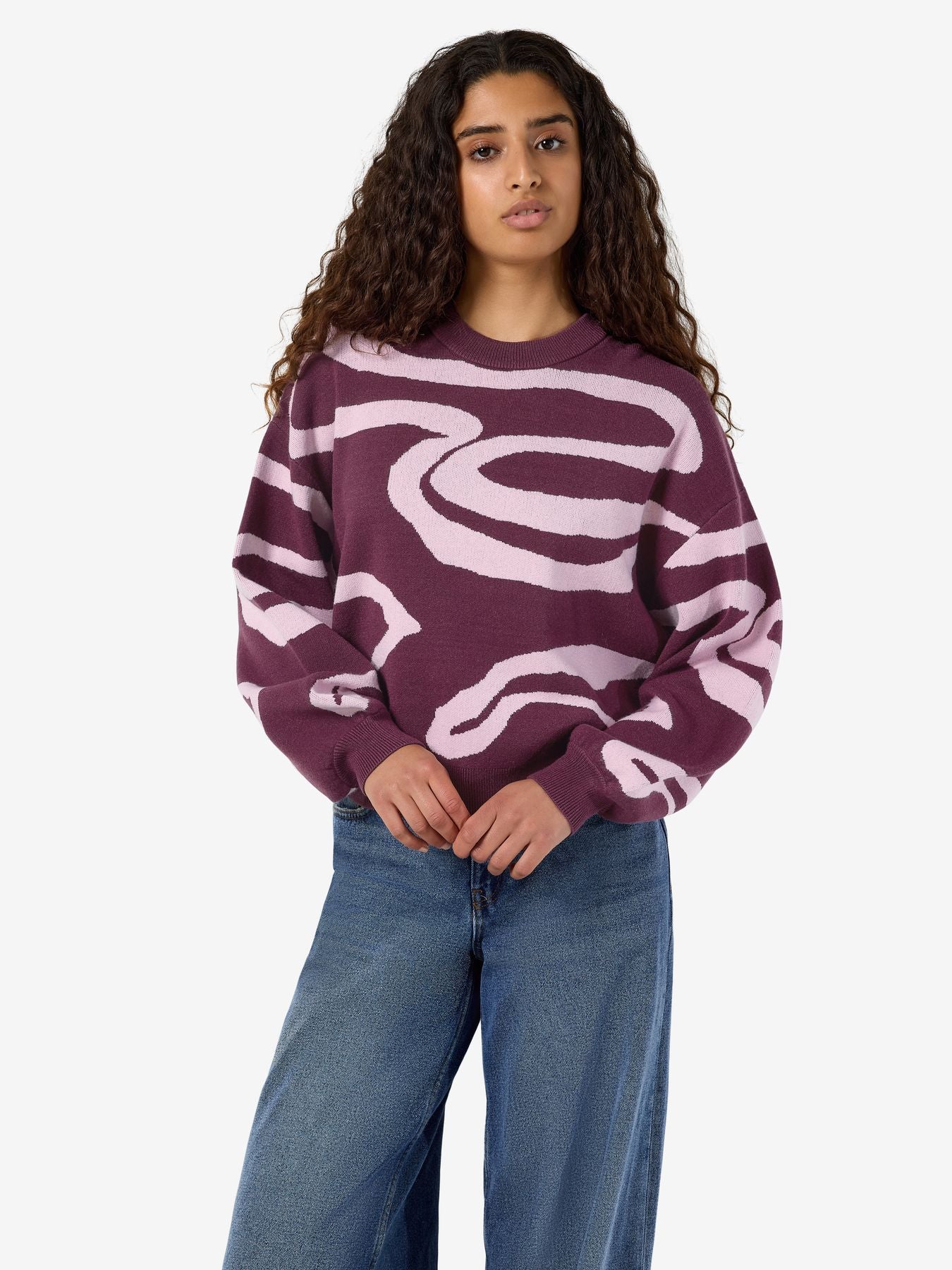 NMCHARLOTT L/S O-NECK KNIT NOOS