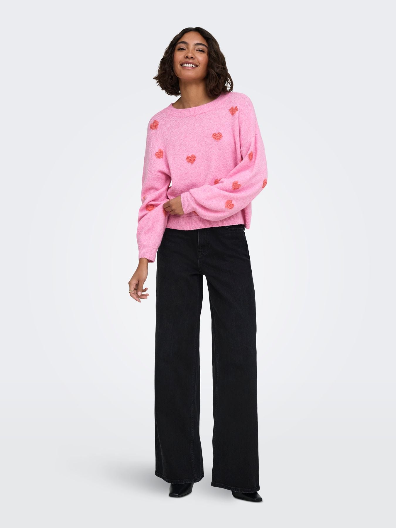 ONLRICA LS DETAIL O-NECK CC KNT