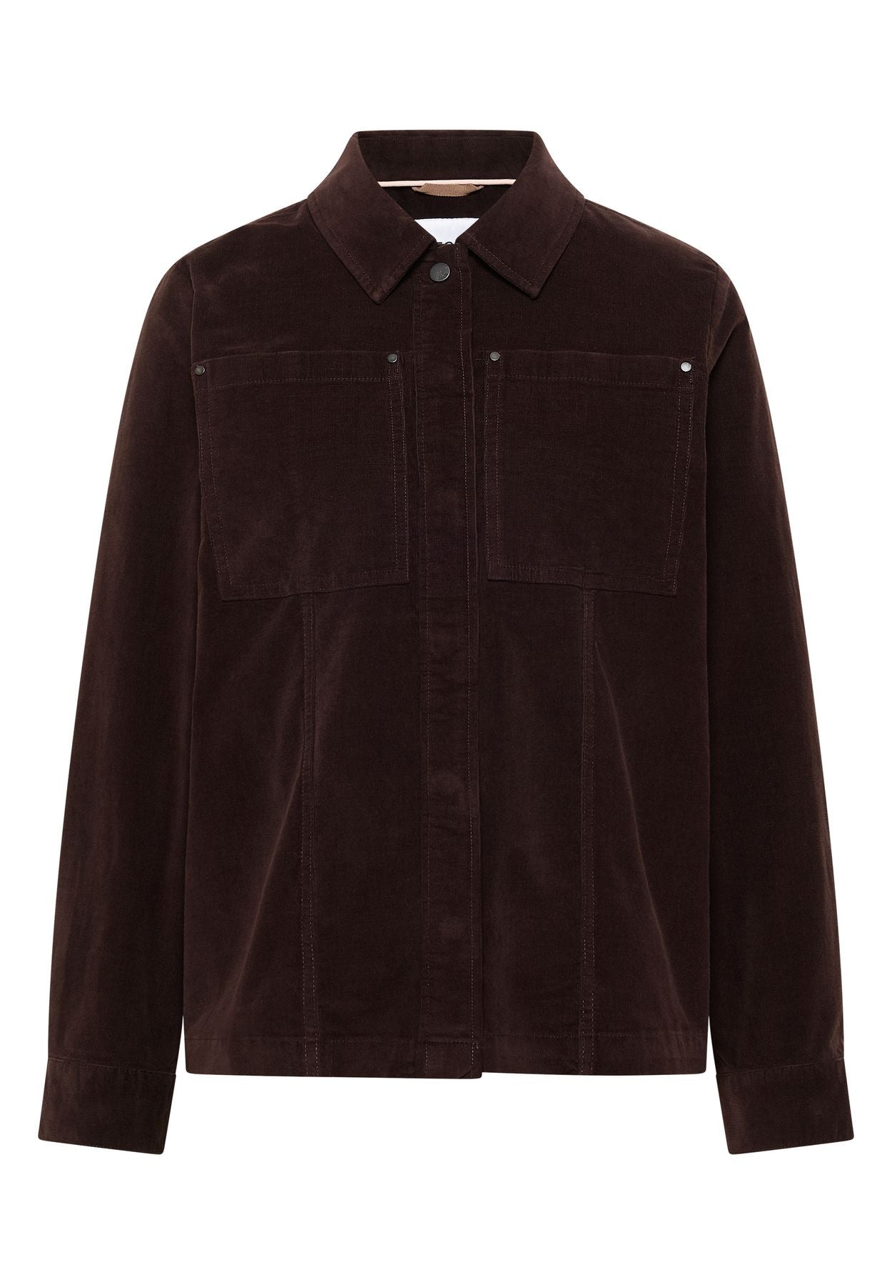 Feincord Overshirt mit Brusttaschen