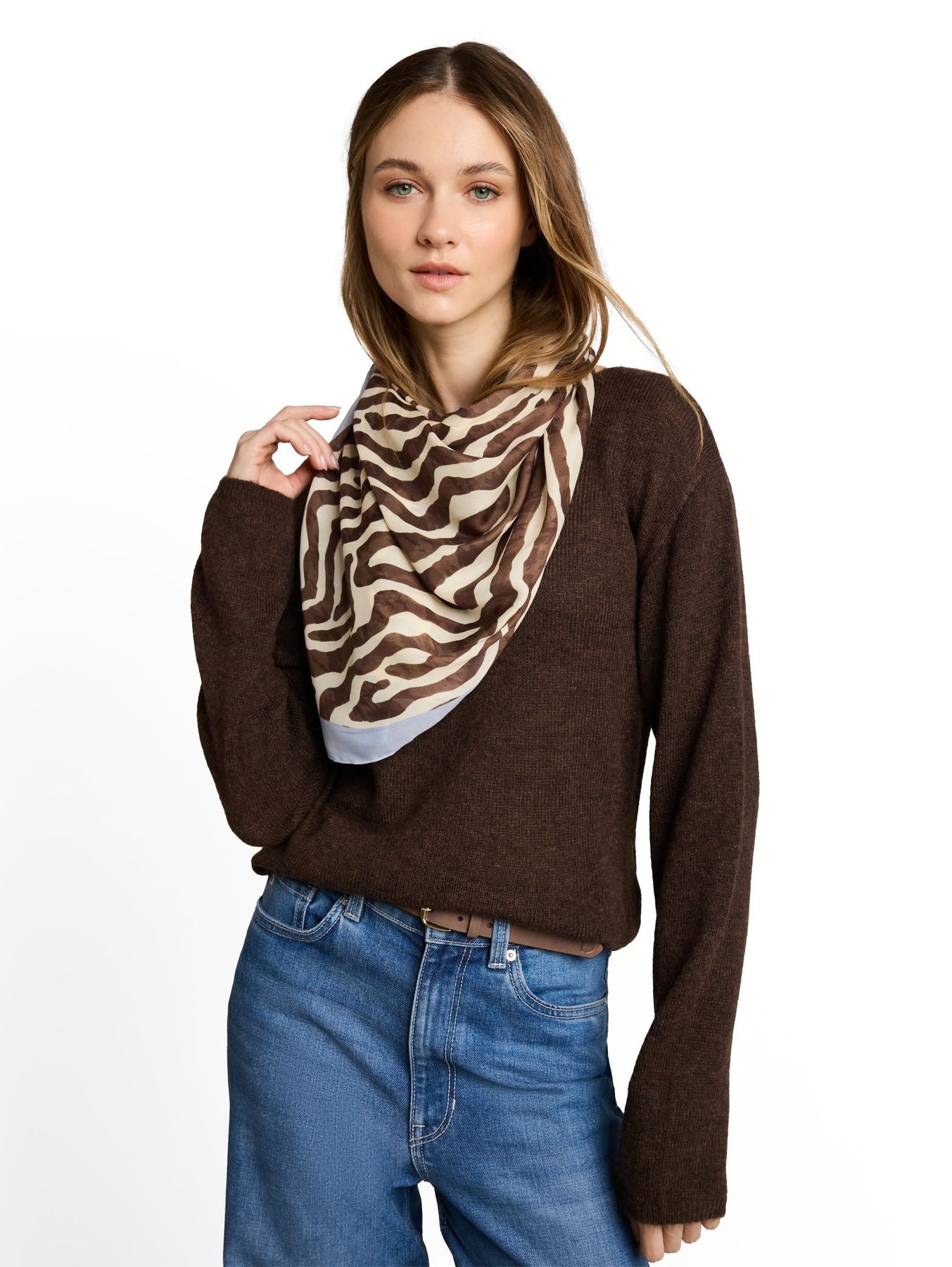 Halstuch mit Zebra-Print