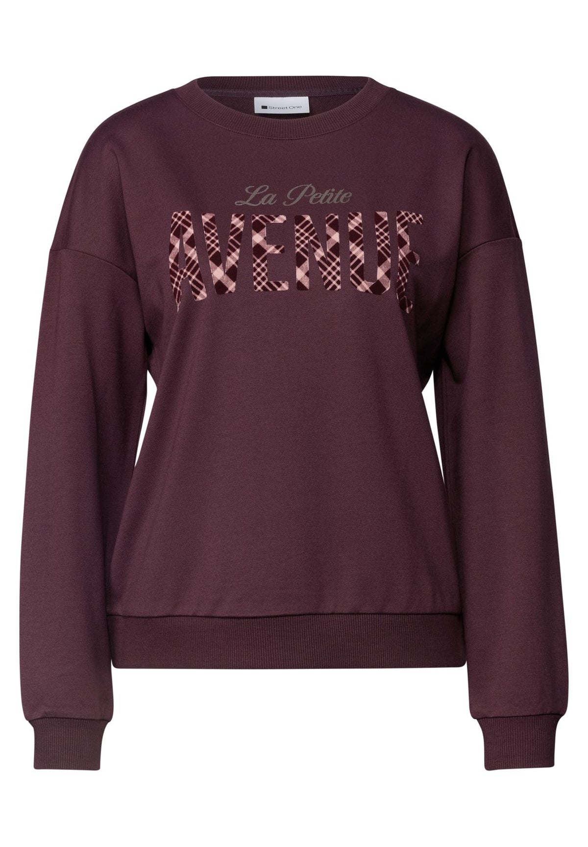 Langarm Shirt mit Wording Artwork