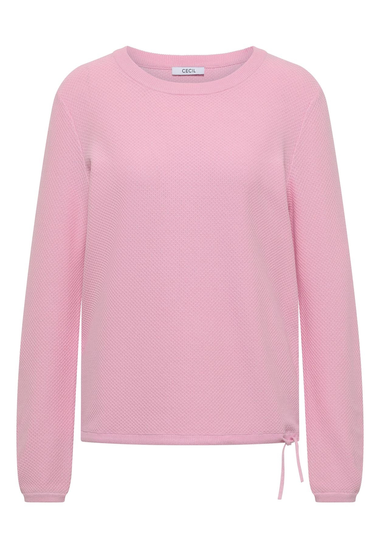Pullover mit Rundhals und Struktur