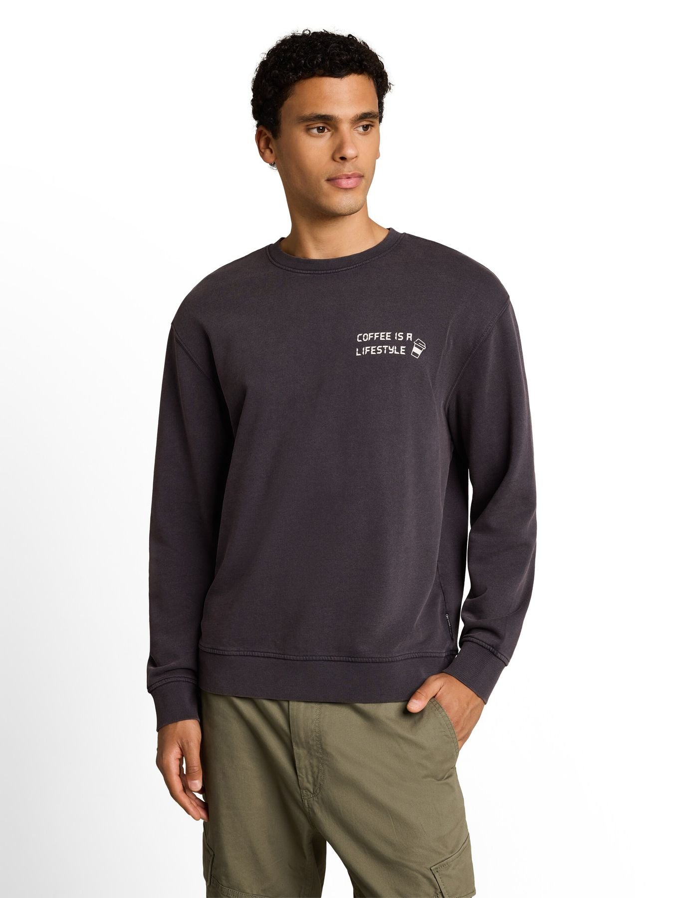 Relaxed Fit Sweatshirt mit Print