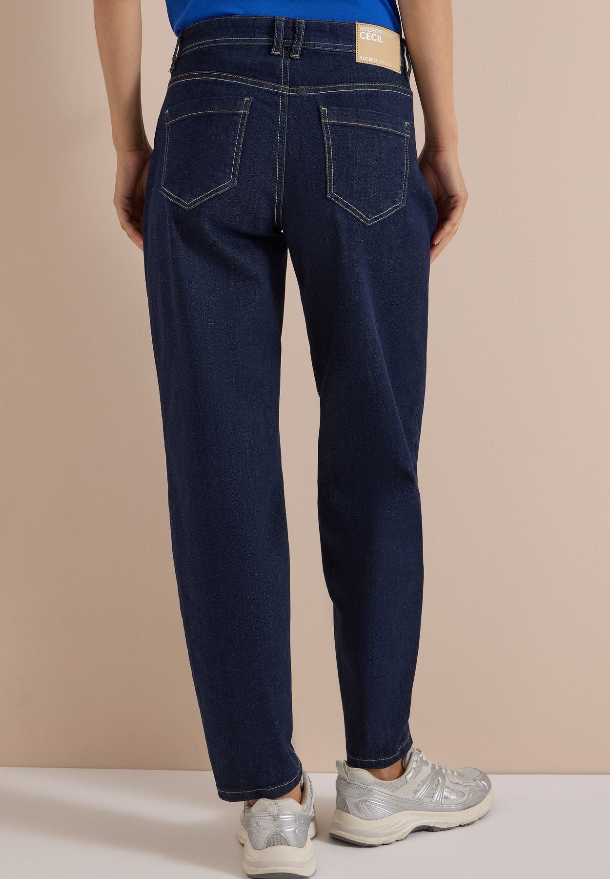High Waist Barrel Leg Jeans im Loose Fit