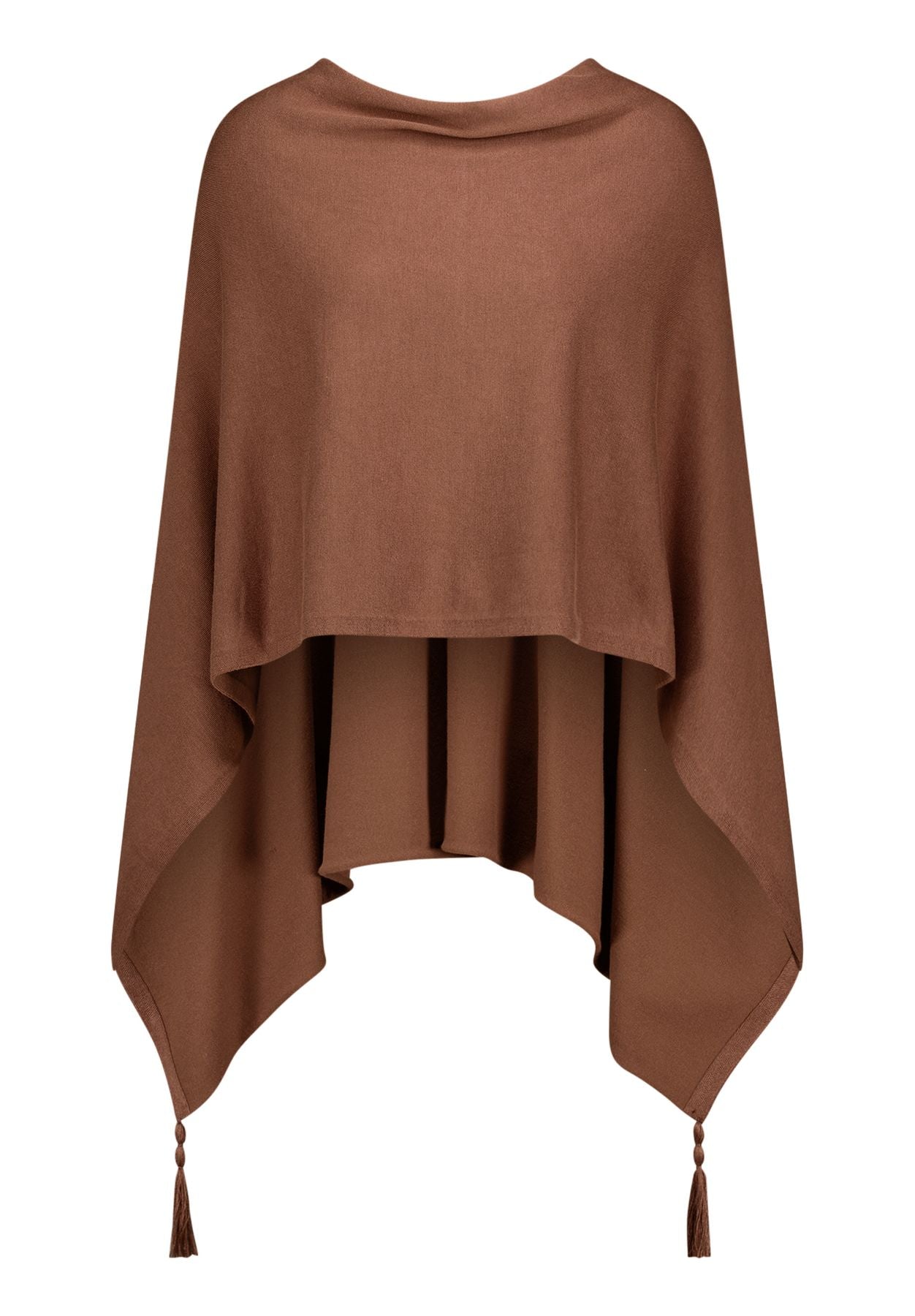 Strick-Poncho