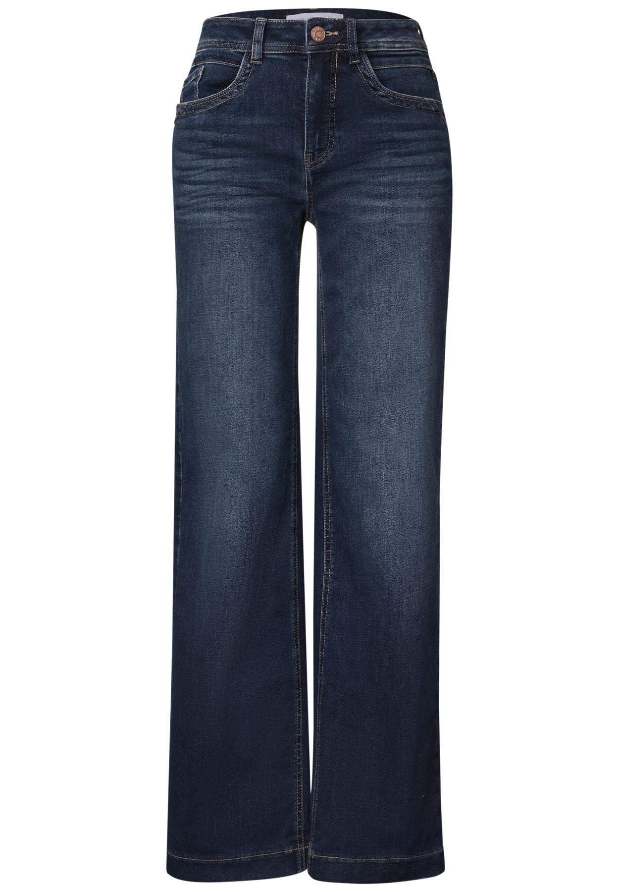 High Waist Wide Leg Jeans im Loose Fit