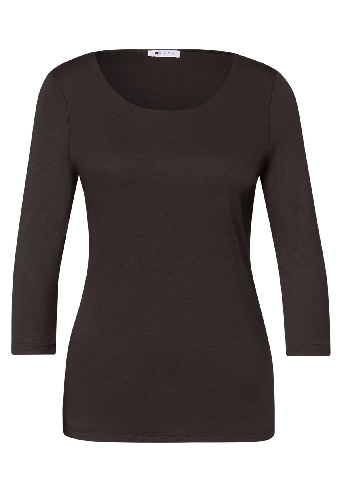 Basic T-Shirt mit 3/4 Arm