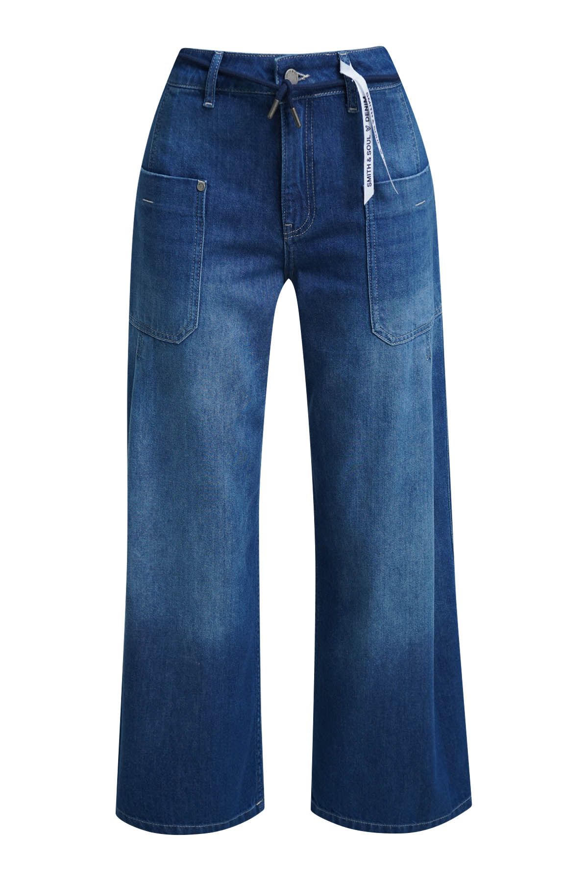 Wideleg Denim Pants