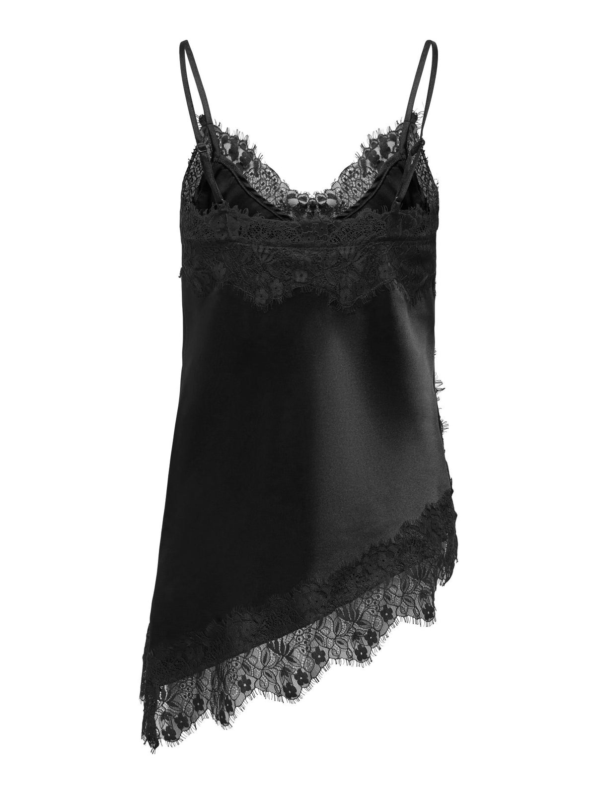 ONLINDONA STRAP SATIN LACE TOP WVN