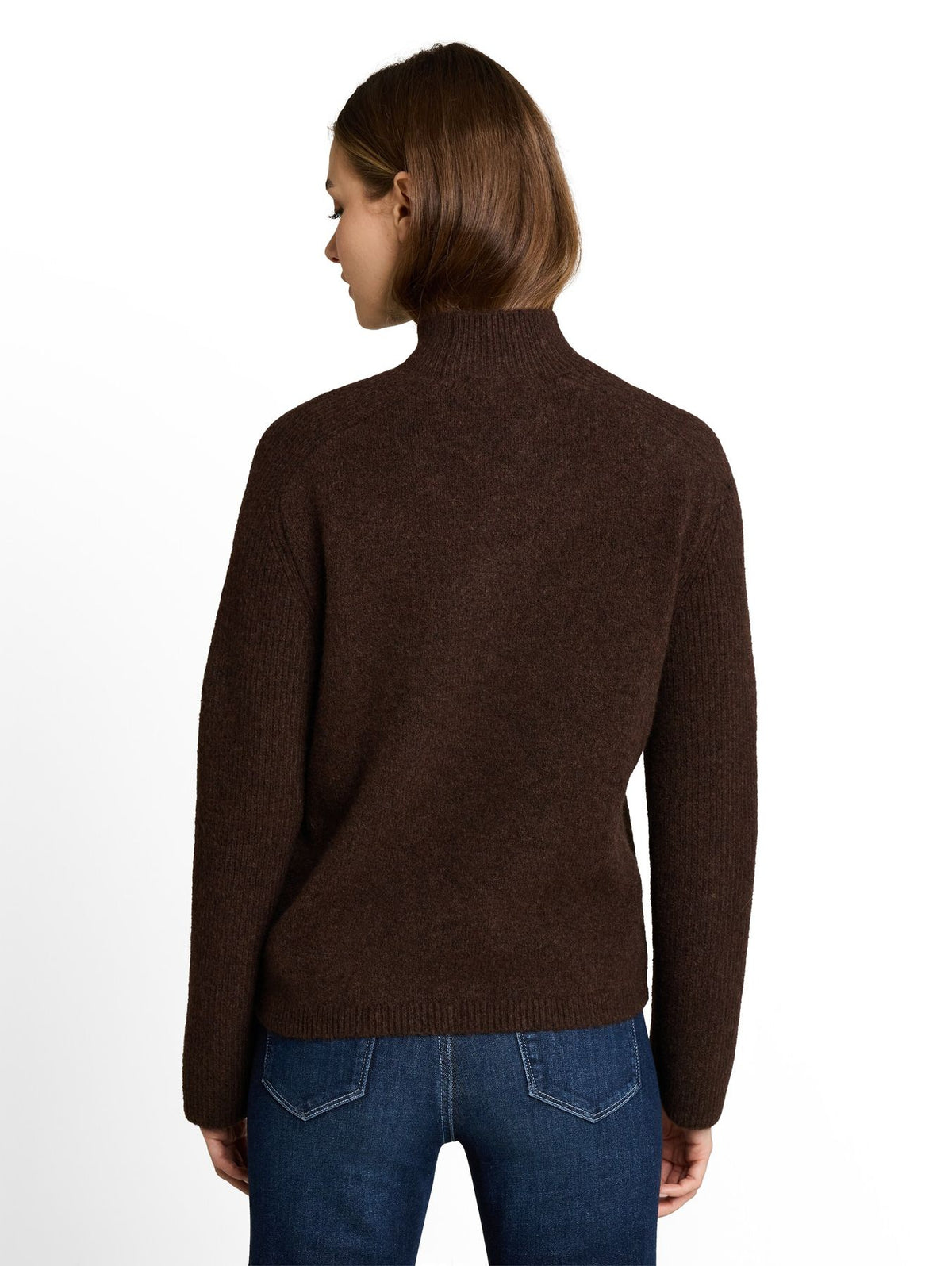 Strickpullover mit Wollanteil