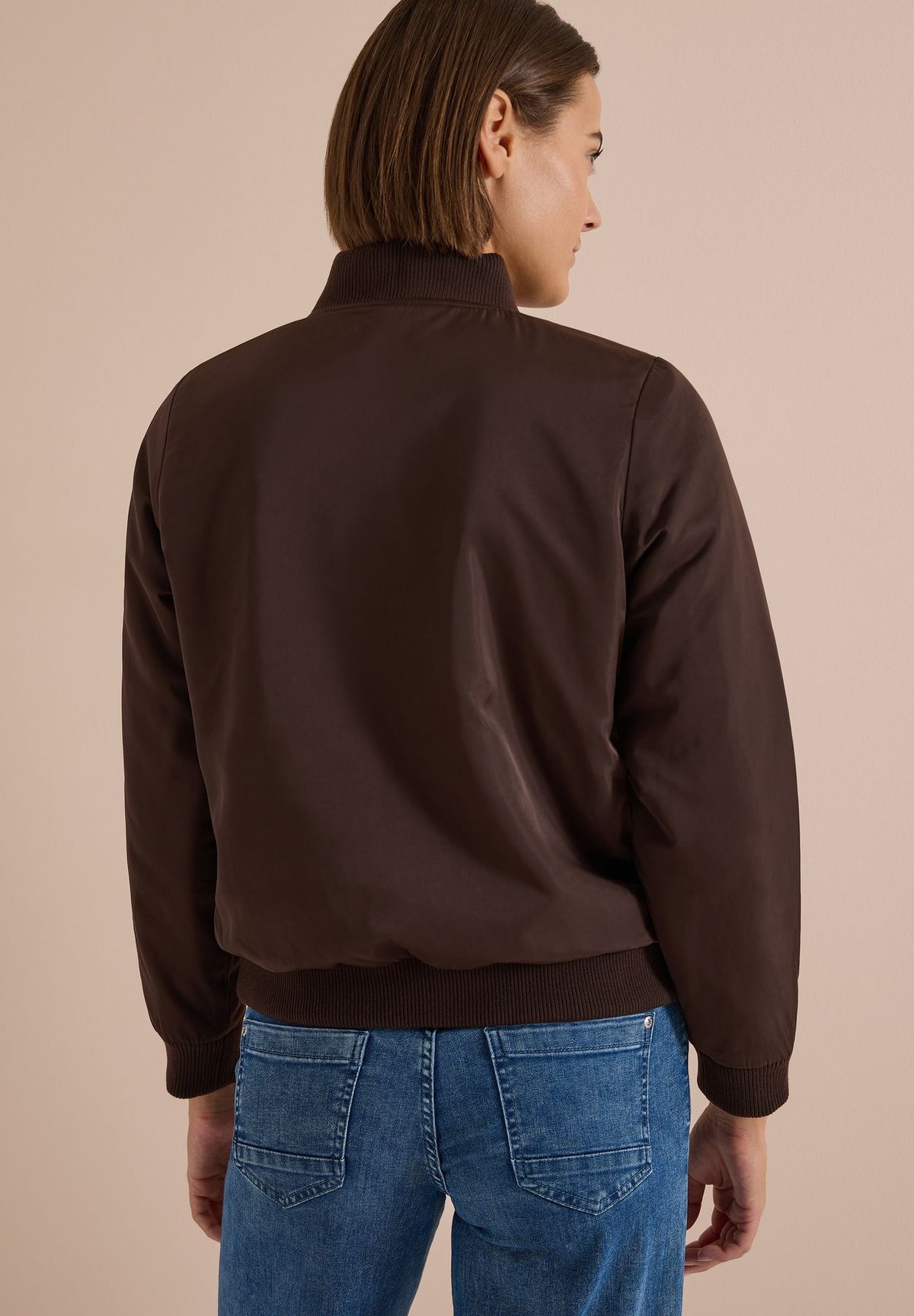 Wendbarer Fake Fur Blouson mit Leo-Muster
