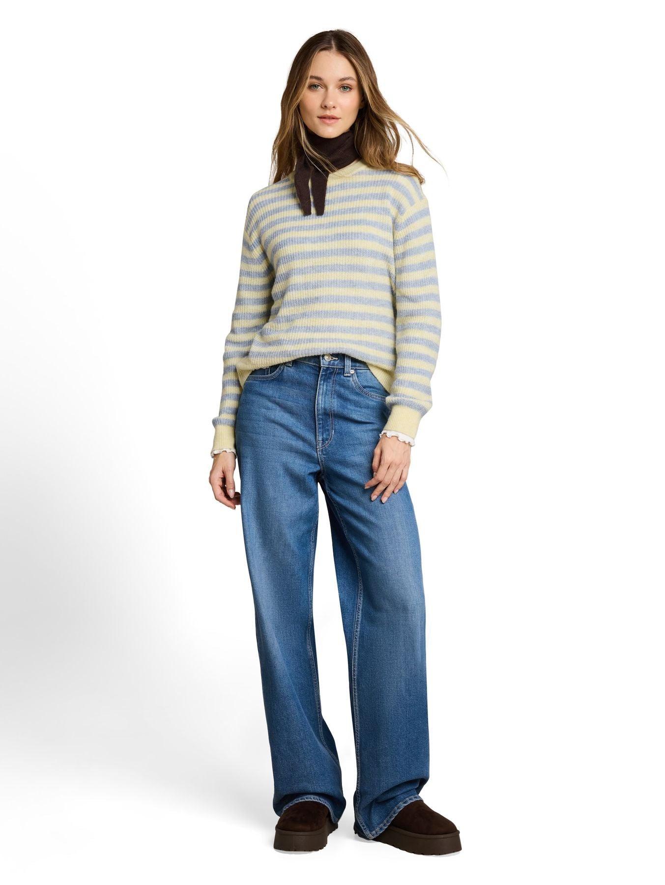 Lightweight Strickpullover mit Alpaka-Anteil