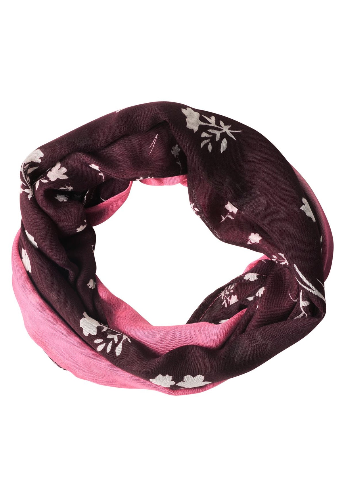 Loop-Schal mit floralem Muster