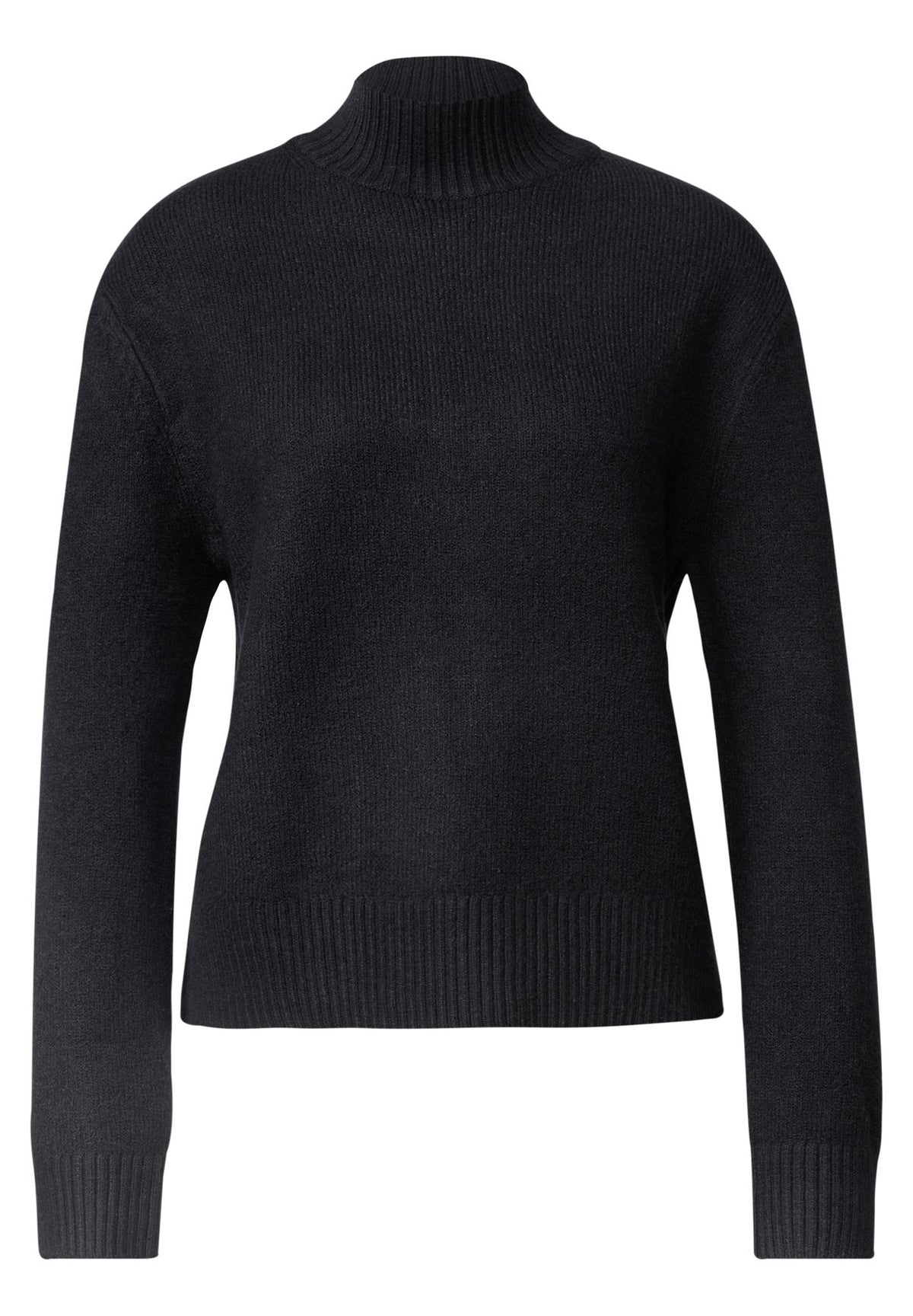 Mouliné Pullover mit Turtle Neck