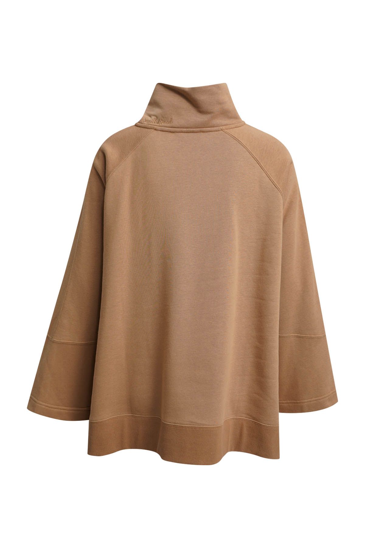 Oversize Cape Sweatshirt Scarf