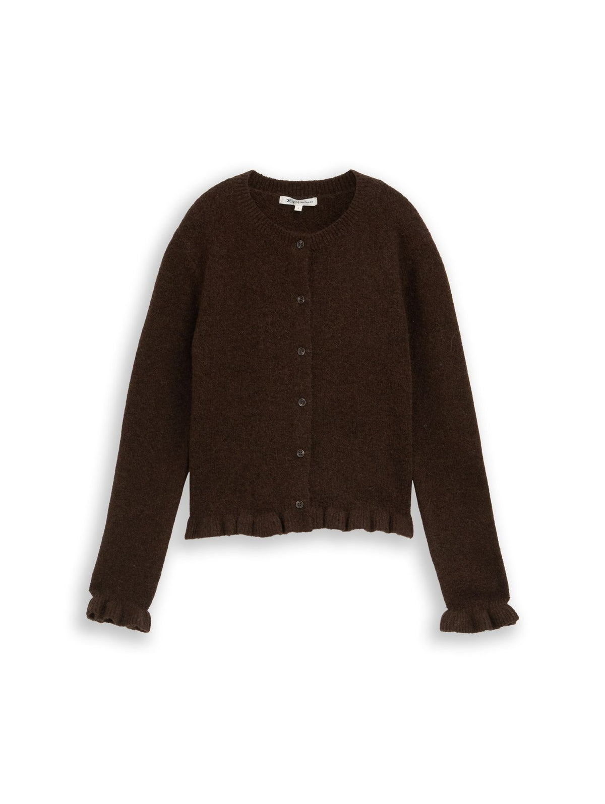 Cosy Cardigan mit Rüschen