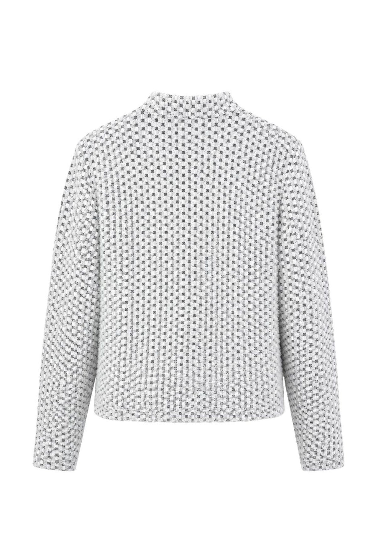Leichtjacke LA VIE VIOLET mit Knopfleiste