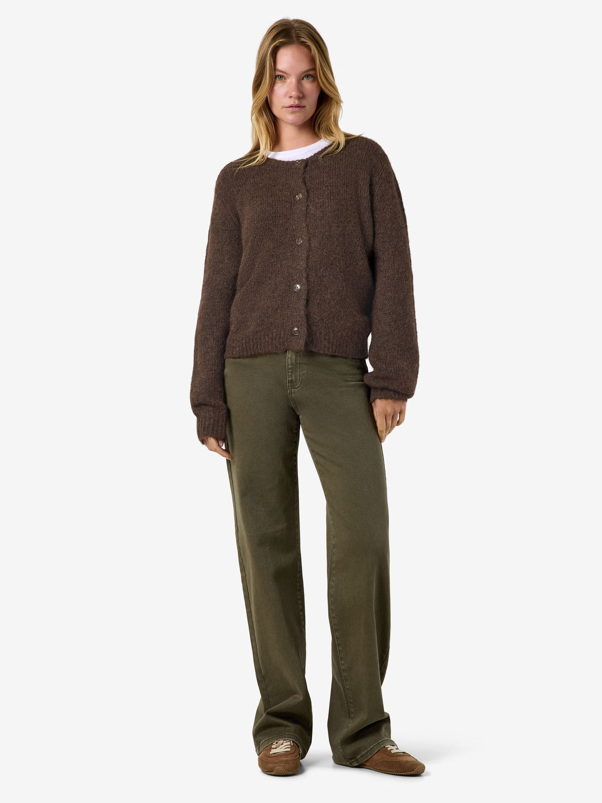 NMSUTTON L/S O-NECK KNIT CARDI NOOS