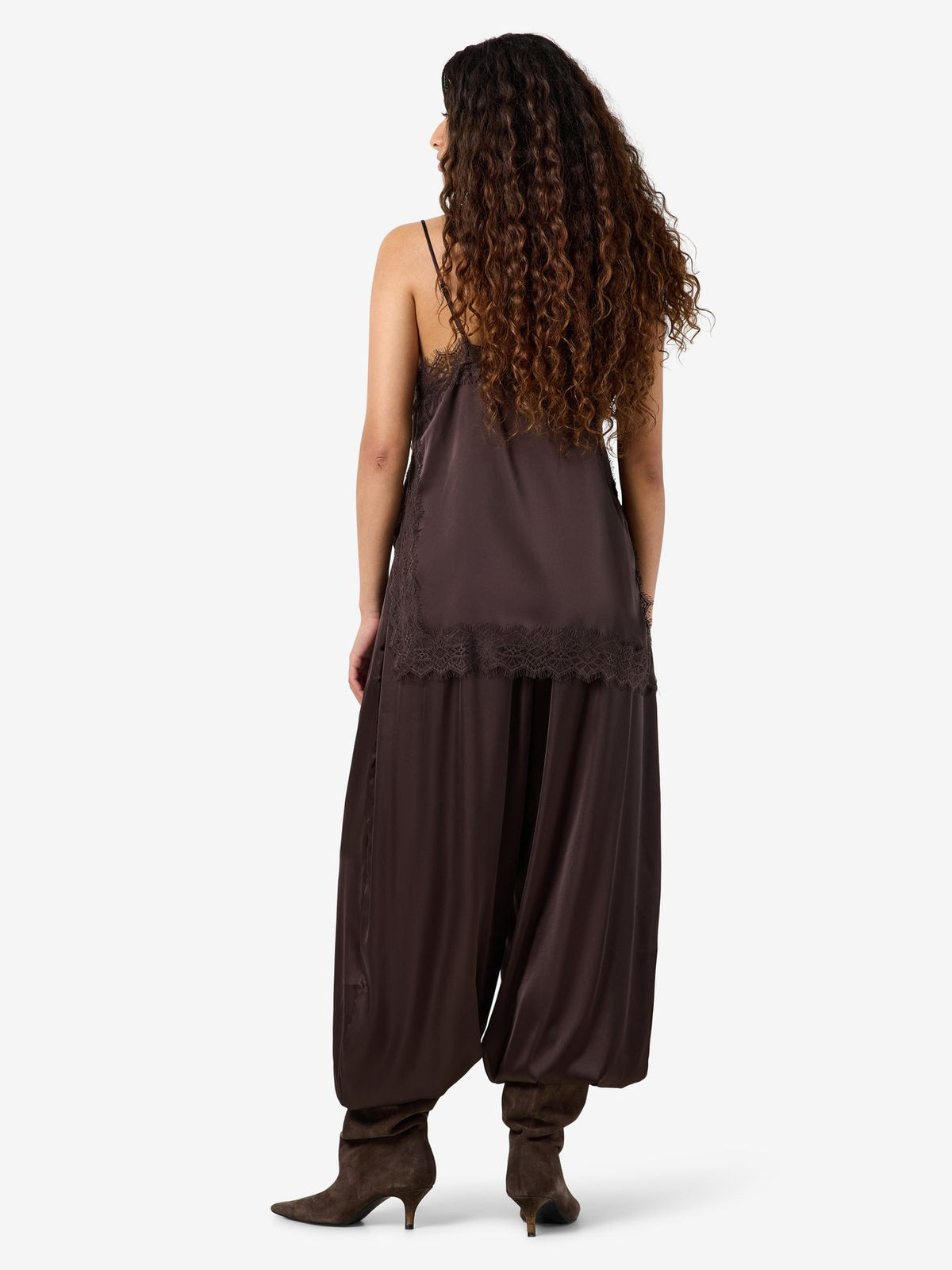 NMLOUISE MW SATIN BALLOON PANT WVN