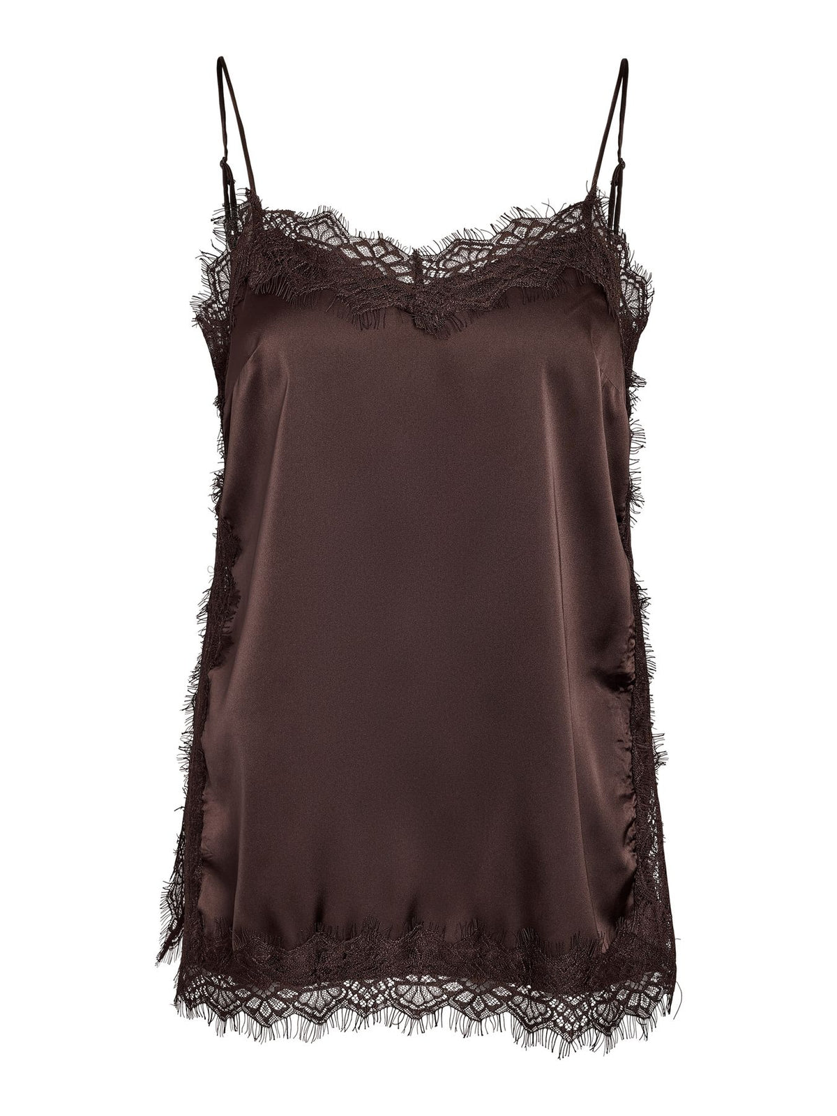 NMLOUISE SL STRAP LACE TOP WVN