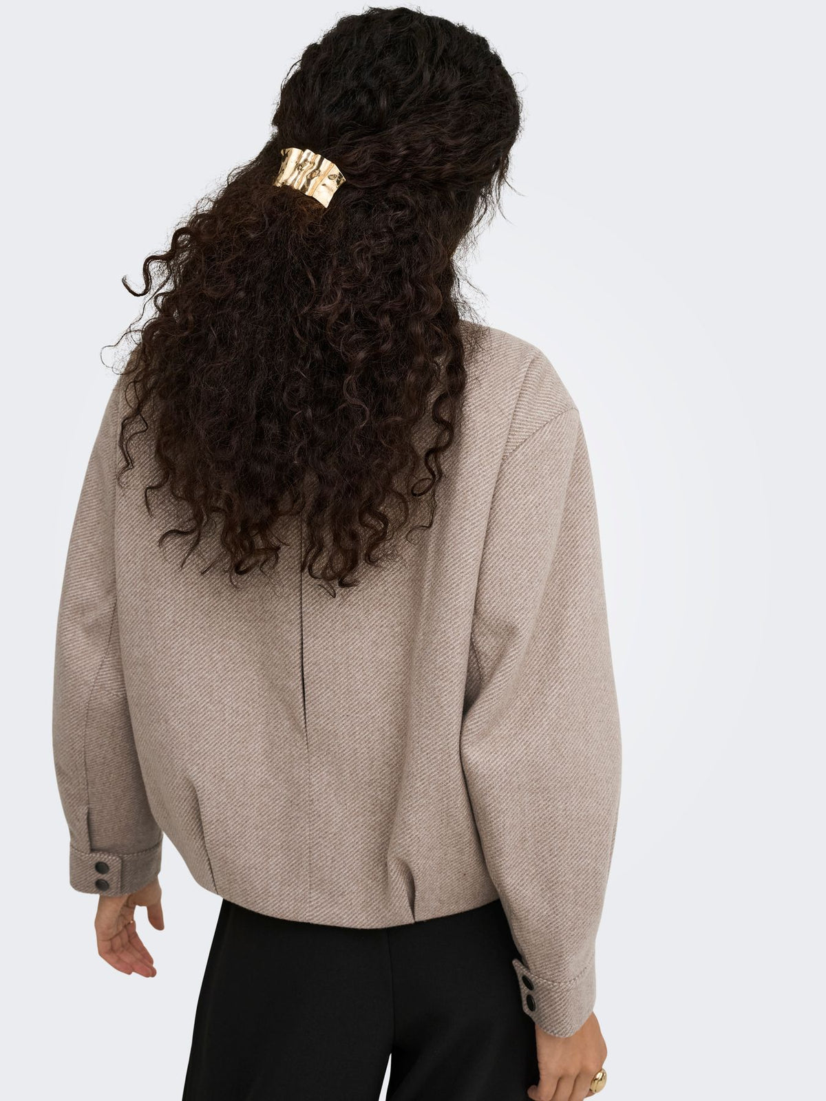 ONLASTA HIGH COLLAR BOMBER JACKET OTW