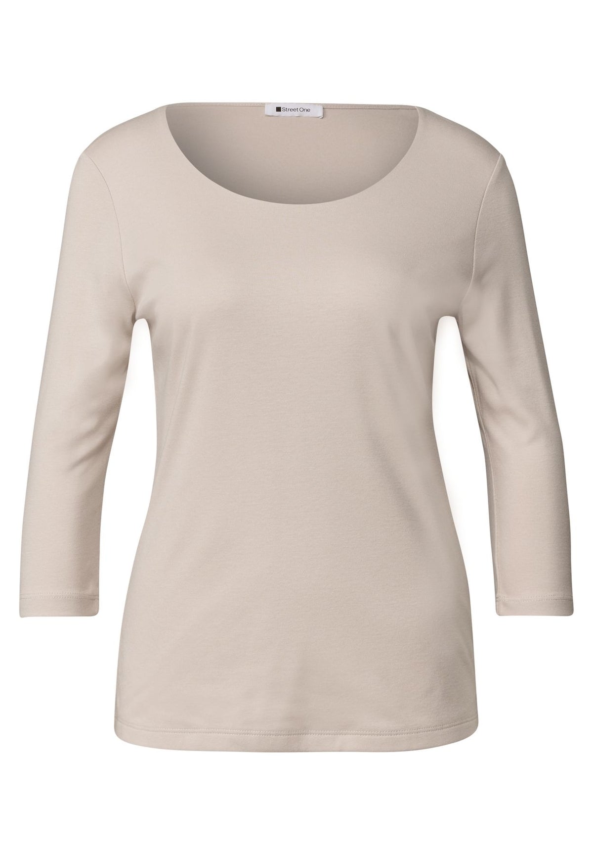 Basic T-Shirt mit 3/4 Arm
