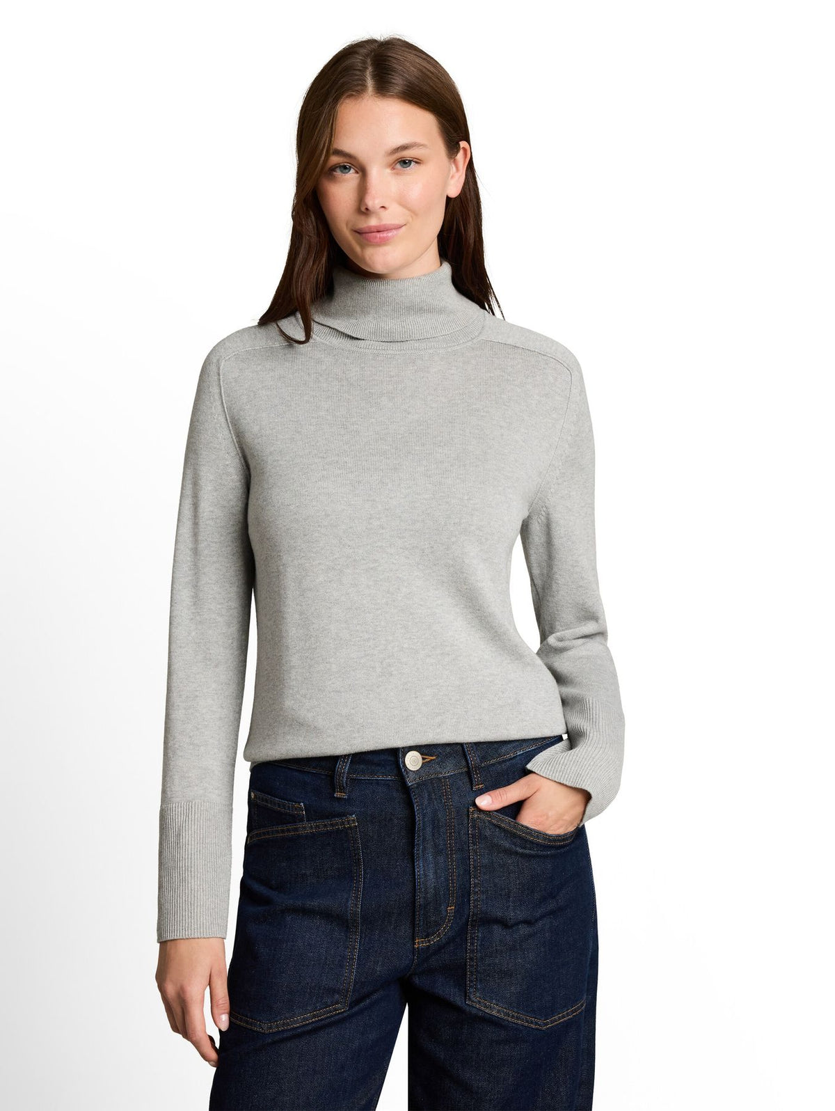 Basic Rollkragenpullover