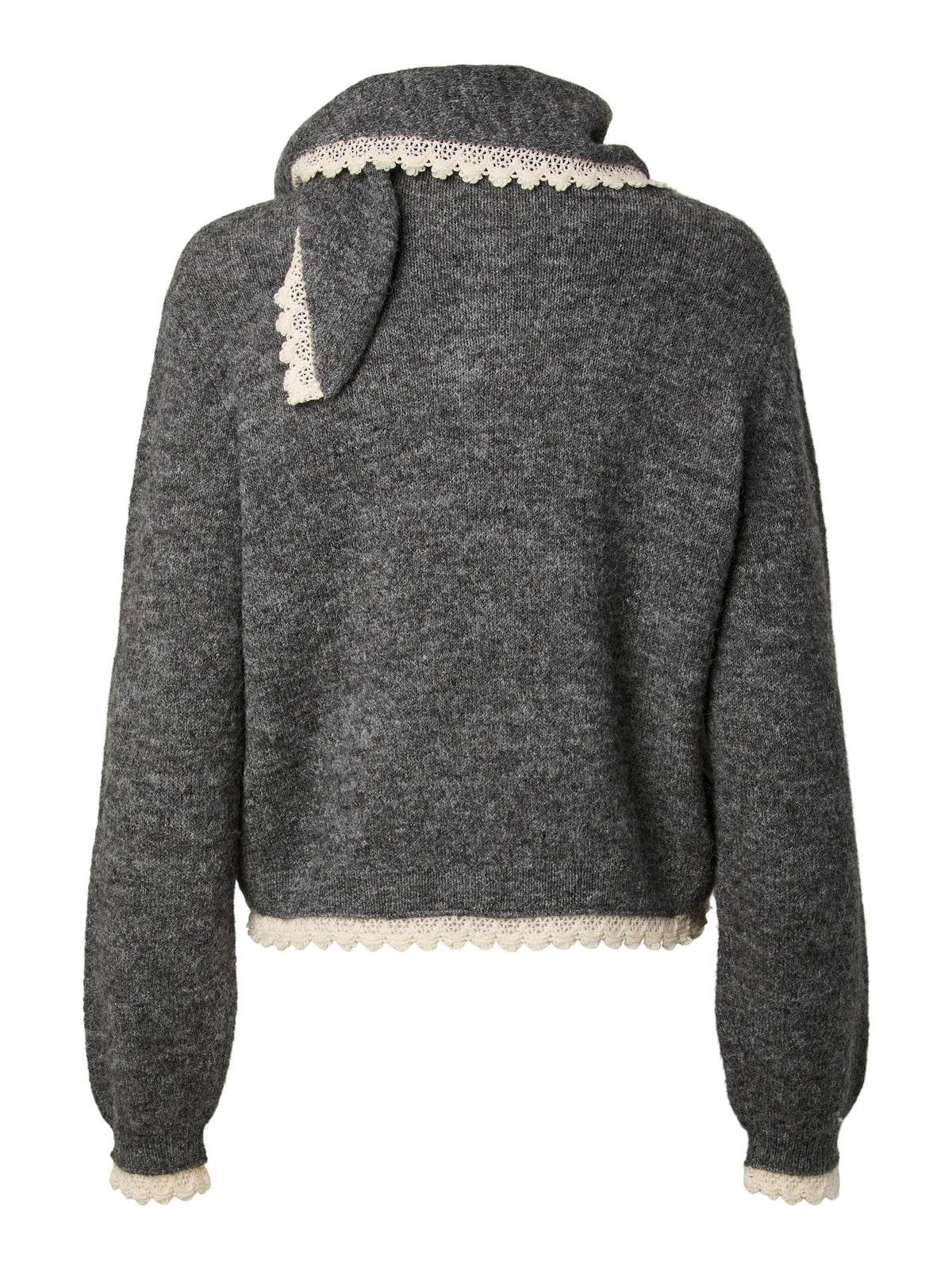 YASMILLIE LS SCARF KNIT CARDIGAN S.